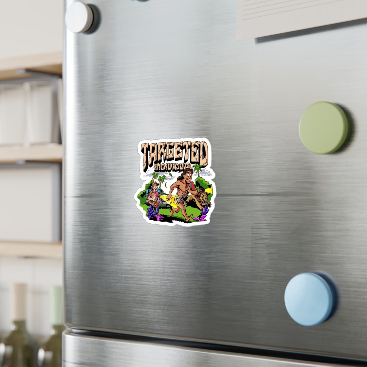 Targeted Individual Adventure Sticker — Kiss-Cut Vinyl Decal
