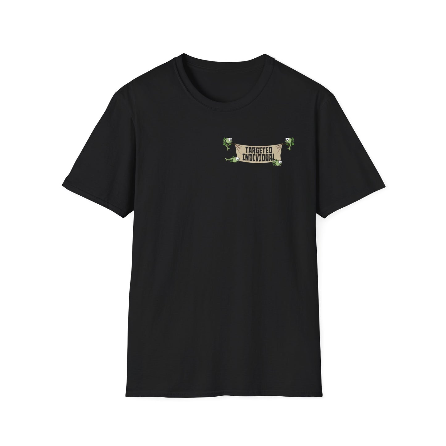 Targeted Individual Graphic Tee — Retro Diver Underwater Design
