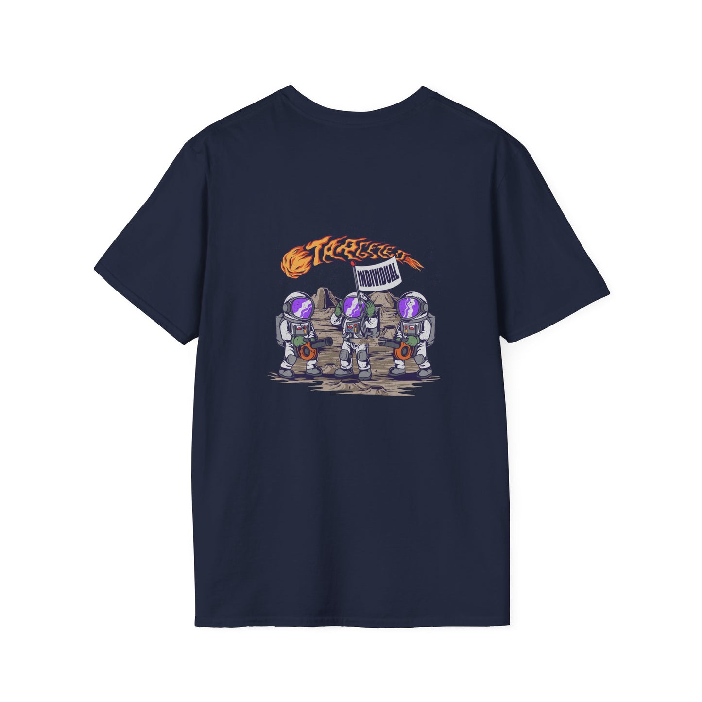 Astronaut Crew T‑Shirt — Cute Cartoon Spacewalk Design