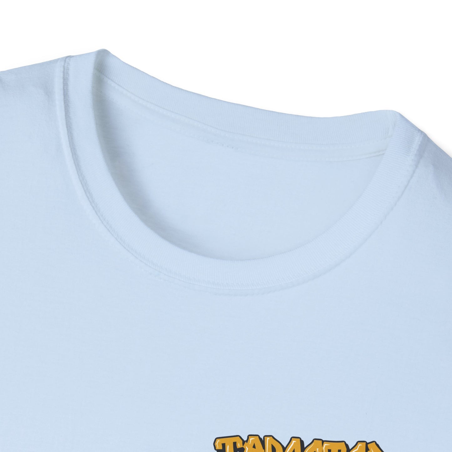 Targeted Individual Graphic T-Shirt — Retro Car & Neighborhood Illustration