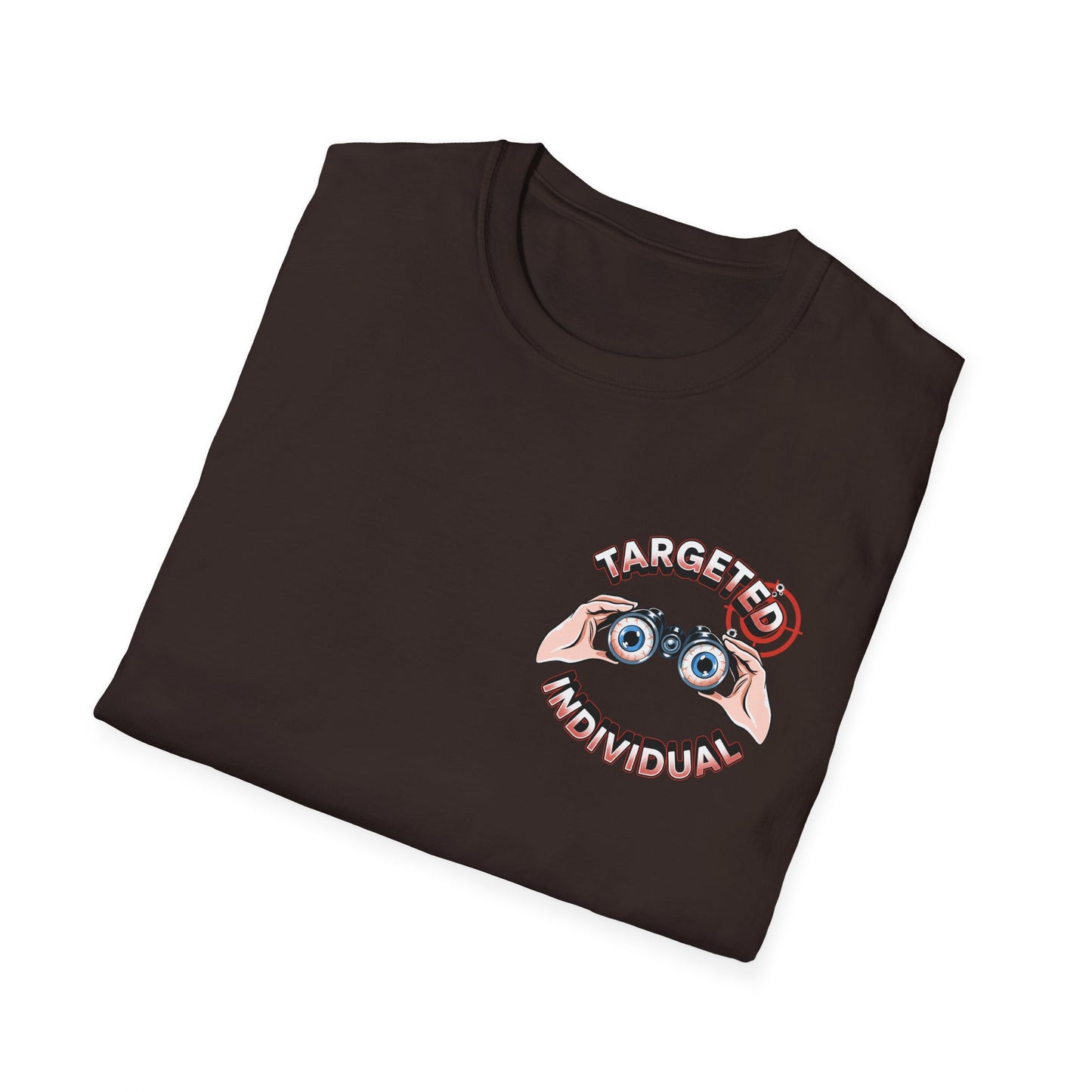 Targeted Individual T‑Shirt — Vintage Binoculars Graphic Tee