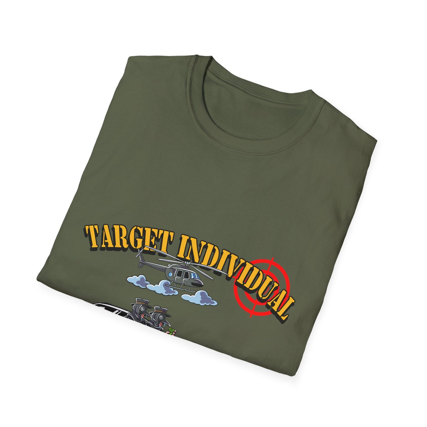 Target Individual T-Shirt — Funny Police Lineup Graphic Tee