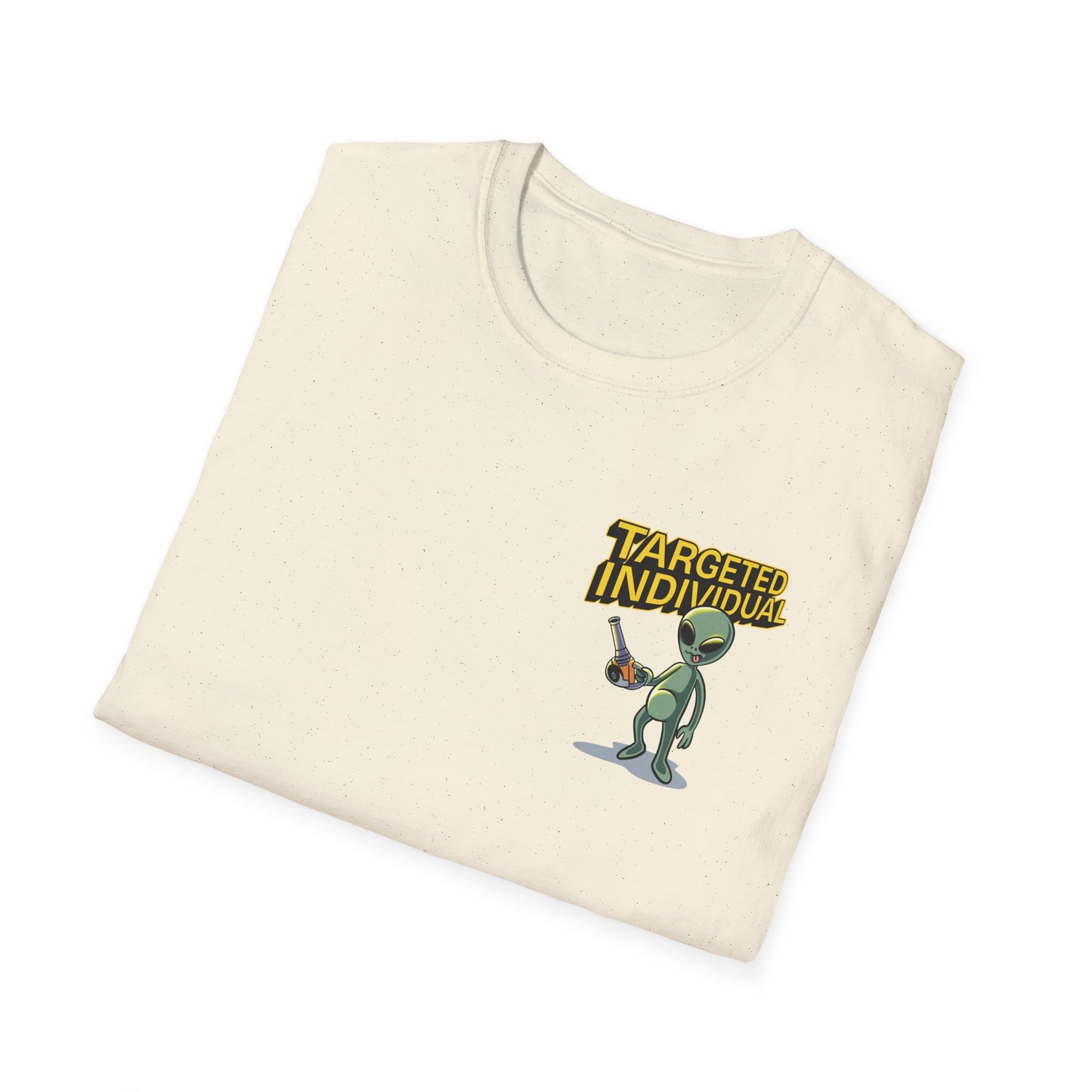 Alien Abduction Graphic T-Shirt — "Target Individual" Sci‑Fi UFO Tee