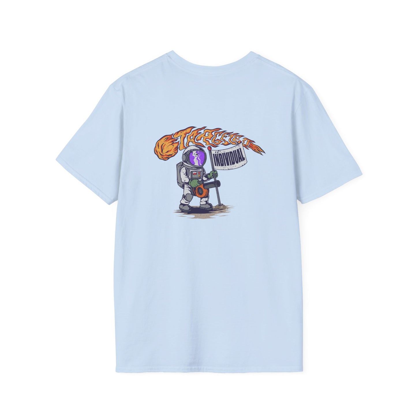 Astronaut Recording Studio T-Shirt — 'Tracks' Musician Space Graphic Tee