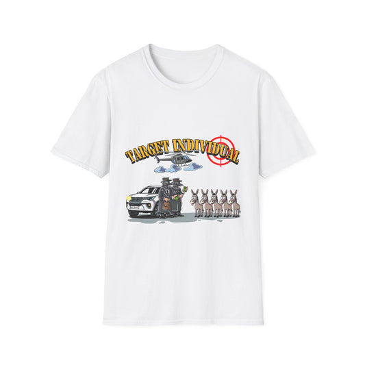Target Individual T-Shirt — Funny Police Lineup Graphic Tee
