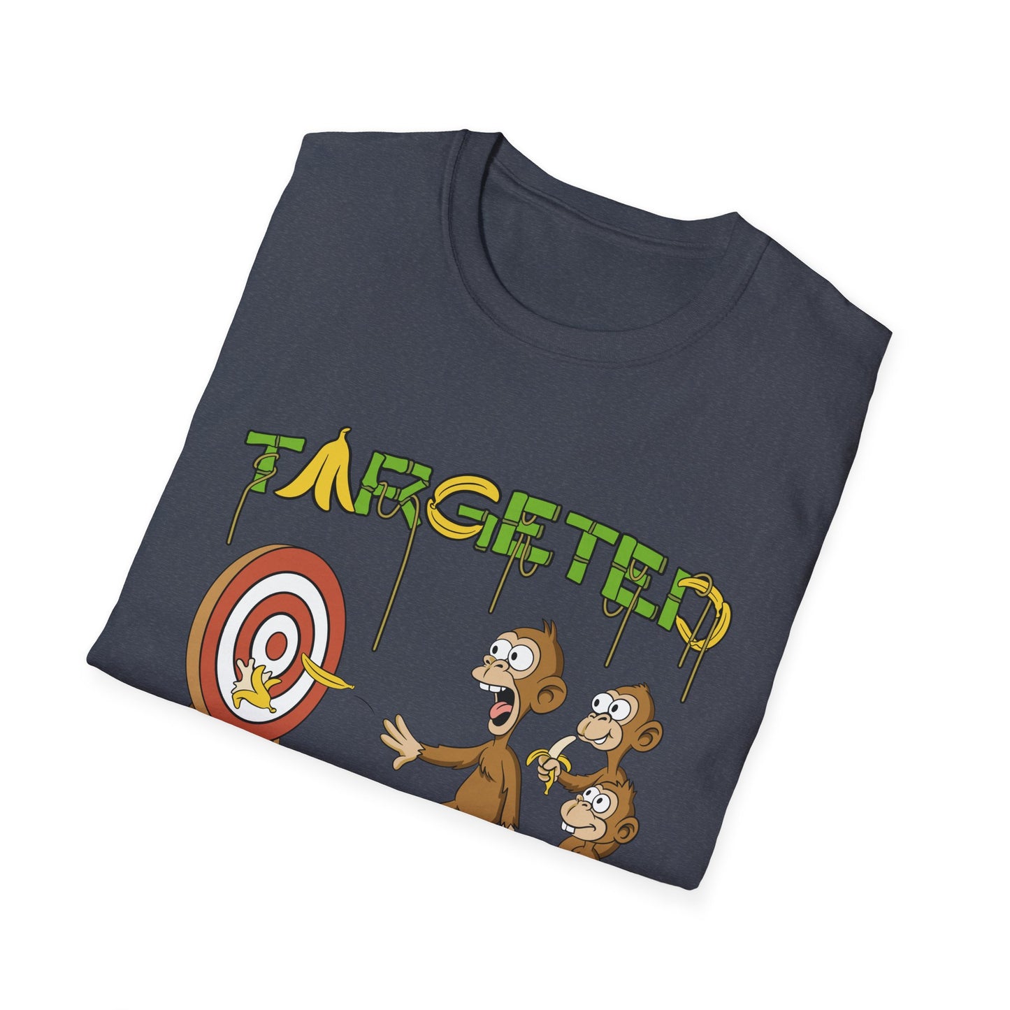 Targeted Individual Graphic T-Shirt — Funny Monkey Target Design
