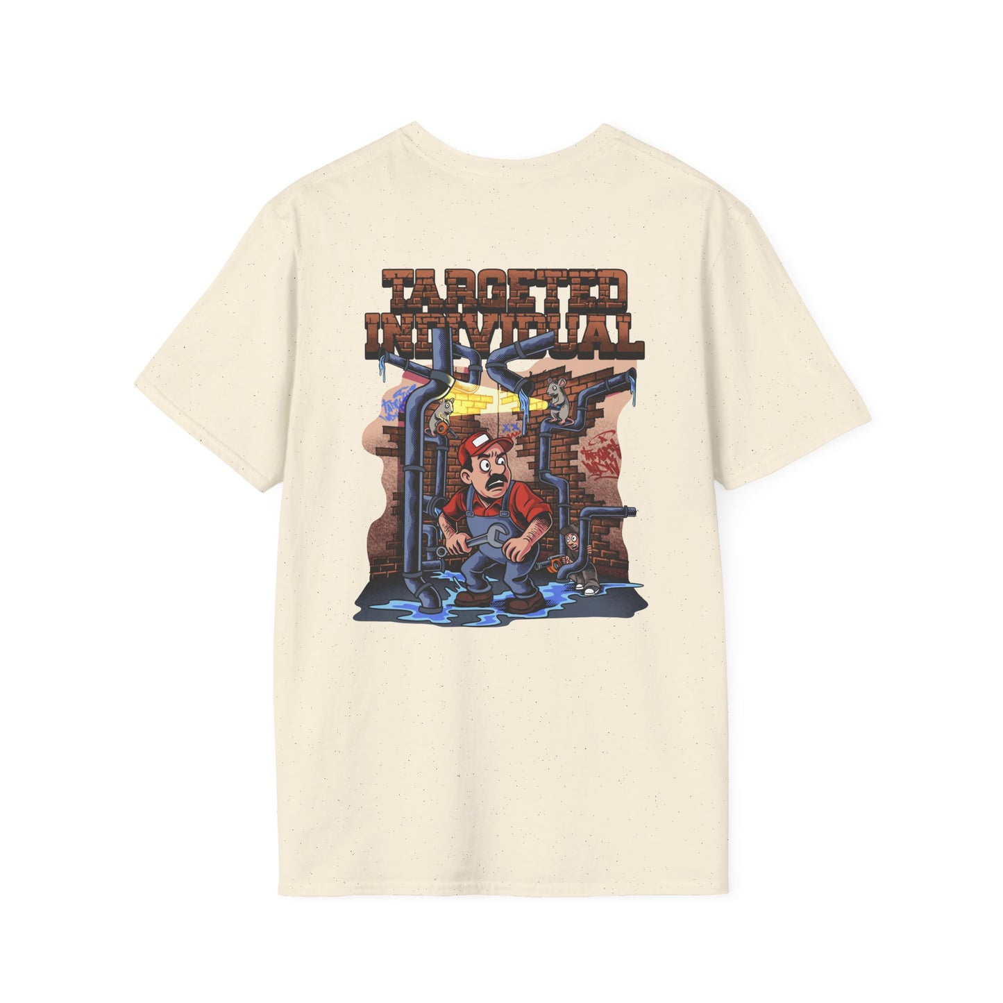 Plumber Pipeworks Graphic T-Shirt — Retro ‘Tarotical Plumbing’ Design
