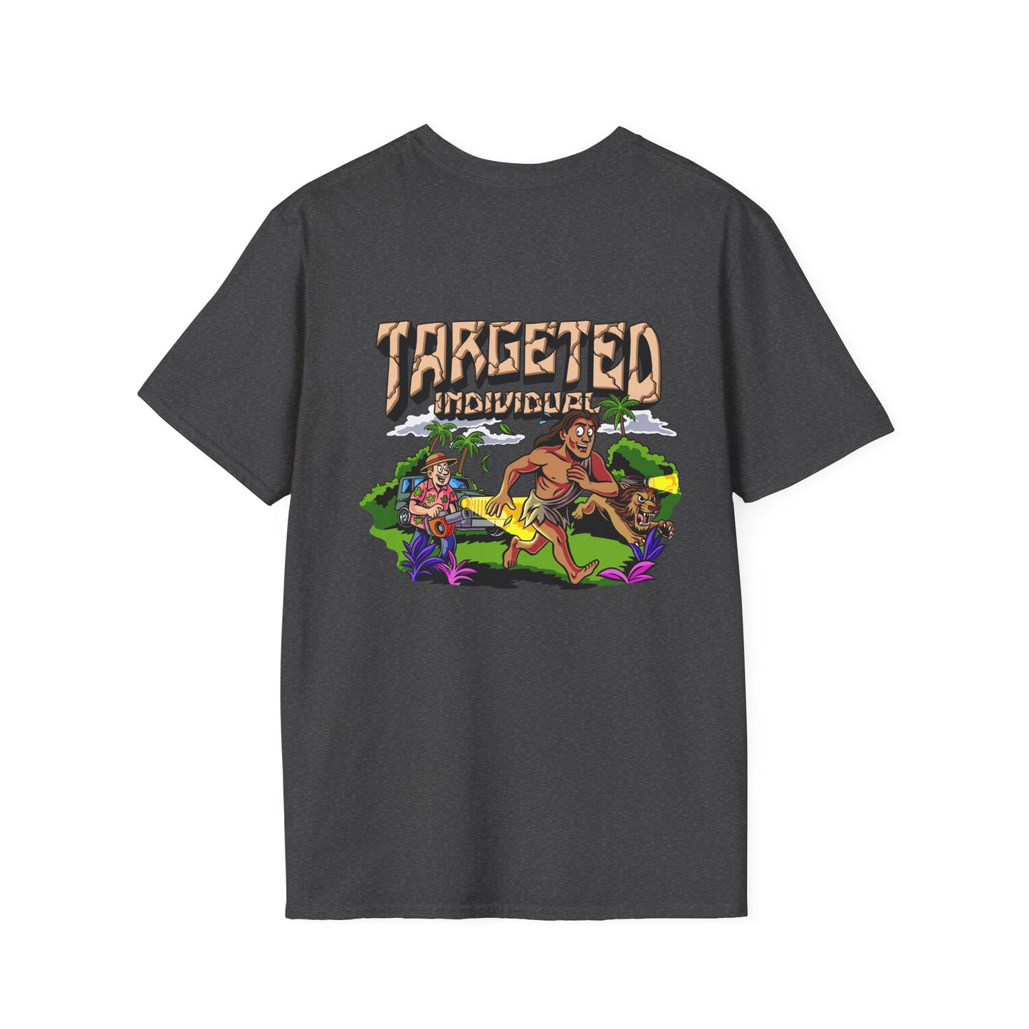 Targeted Horizons T-Shirt — Vintage Surf Adventure Graphic Tee