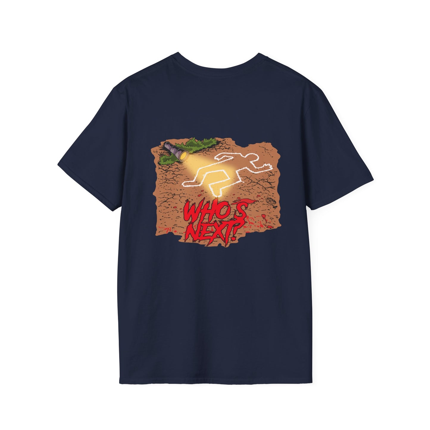 Who's Next T-Shirt — True Crime Crime Scene Graphic Tee