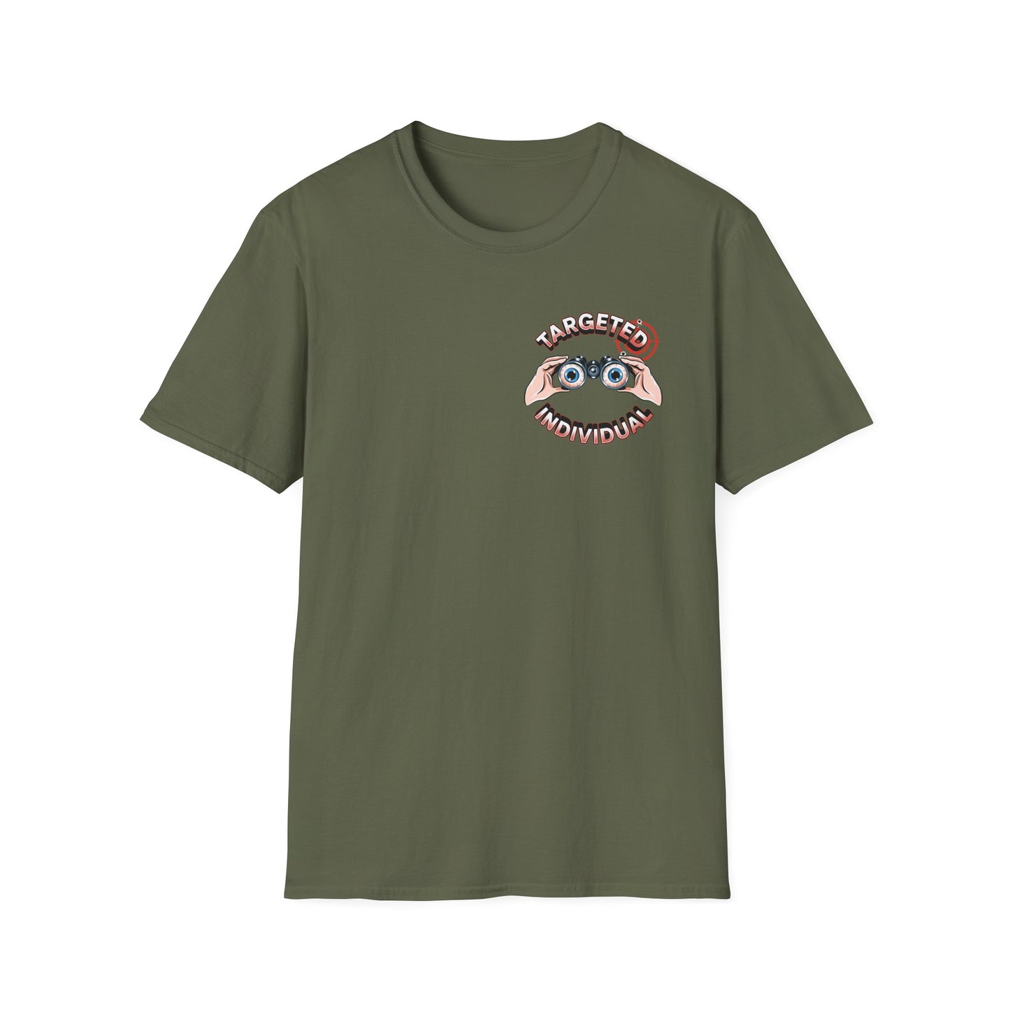 Targeted Individual T‑Shirt — Vintage Binoculars Graphic Tee