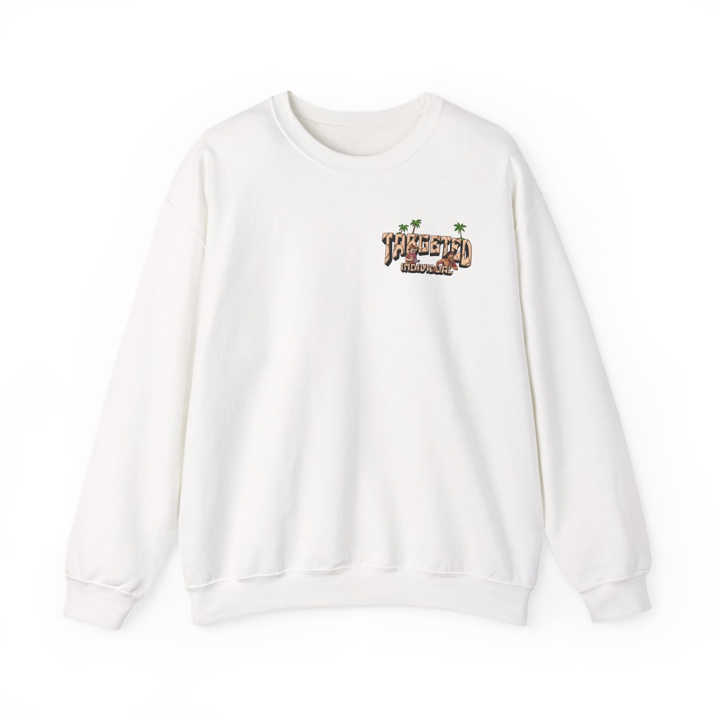 Targeted Hawaii Crewneck Sweatshirt — Vintage Island Surf Graphic