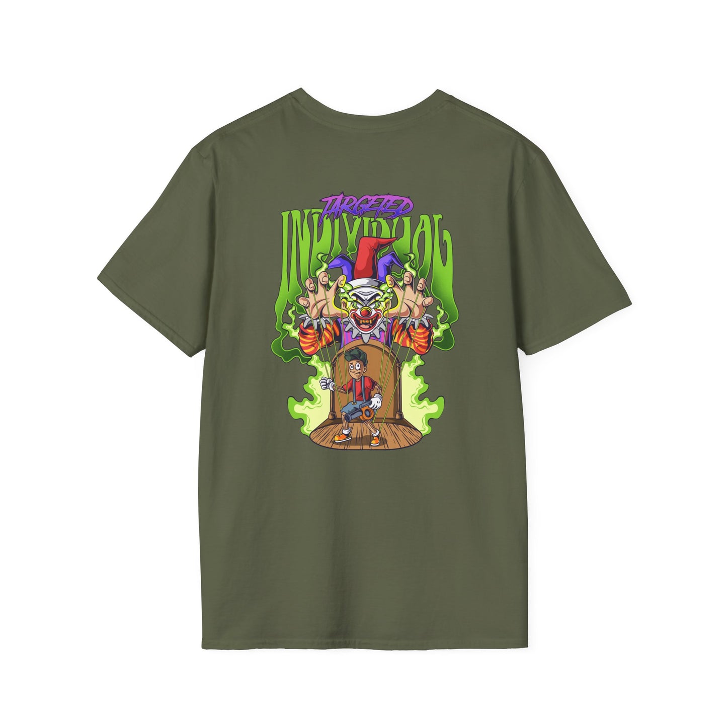 Creepy Carnival Clown T‑Shirt — Haunted Jester Graphic Tee