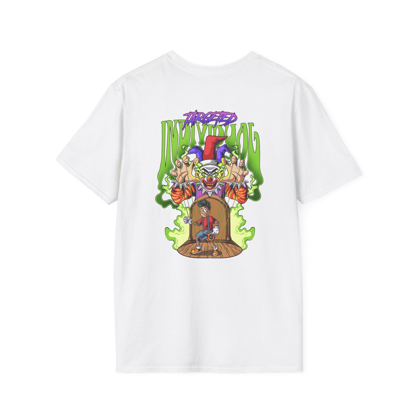 Creepy Carnival Clown T‑Shirt — Haunted Jester Graphic Tee