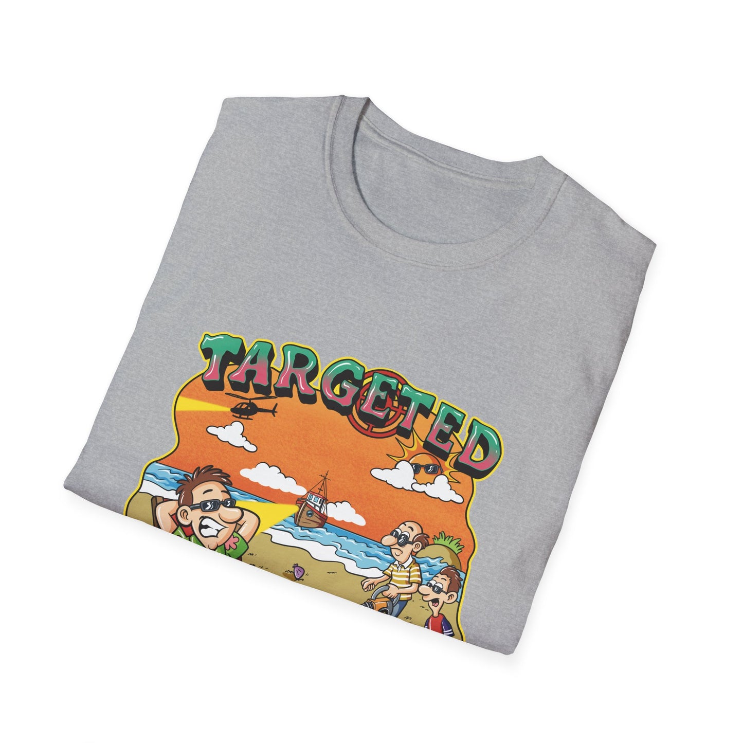 Targeted Individual T-Shirt — Retro Beach Conspiracy Graphic Tee