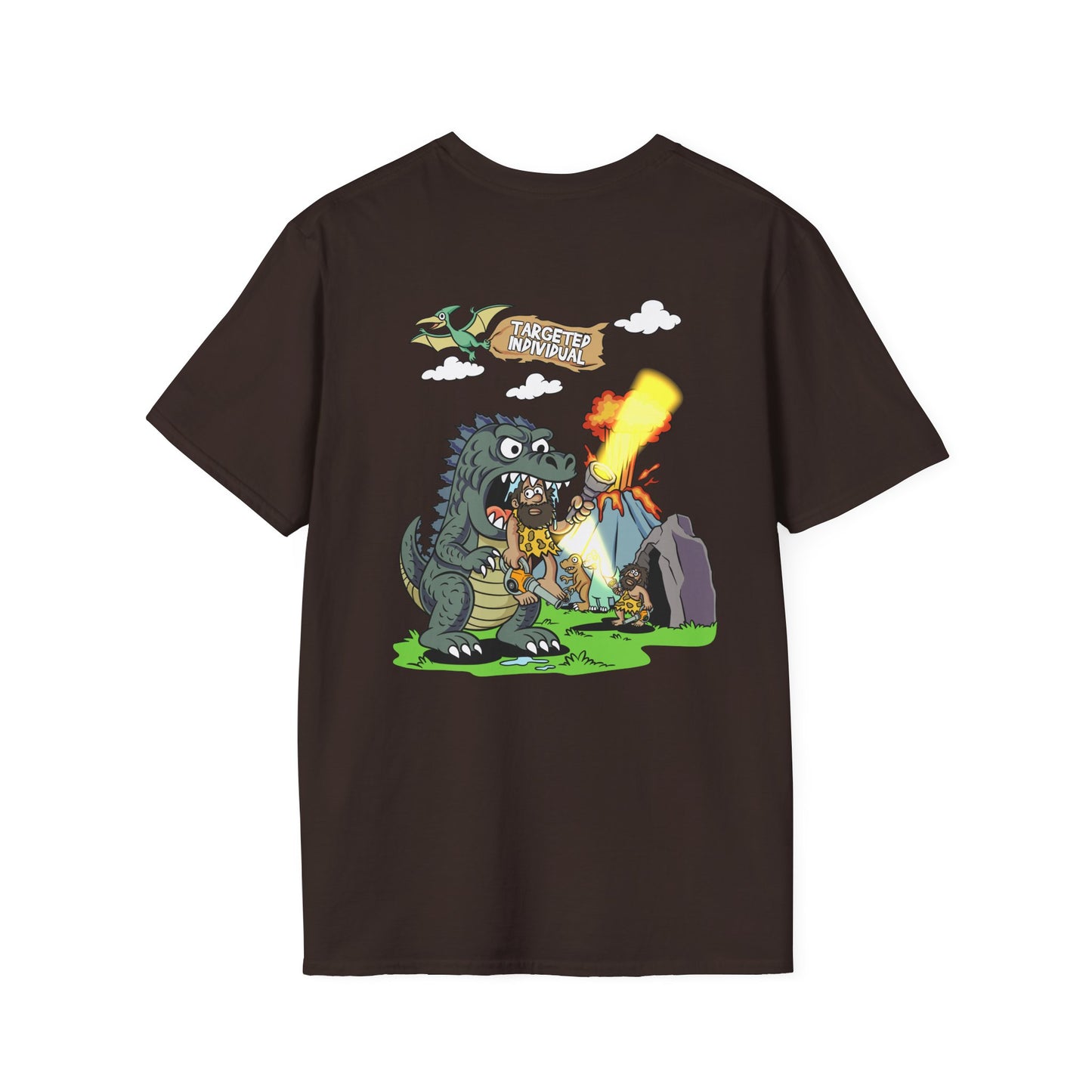 Godzilla Camping T-Shirt — 'Gojita's Wild Camp' Graphic Tee