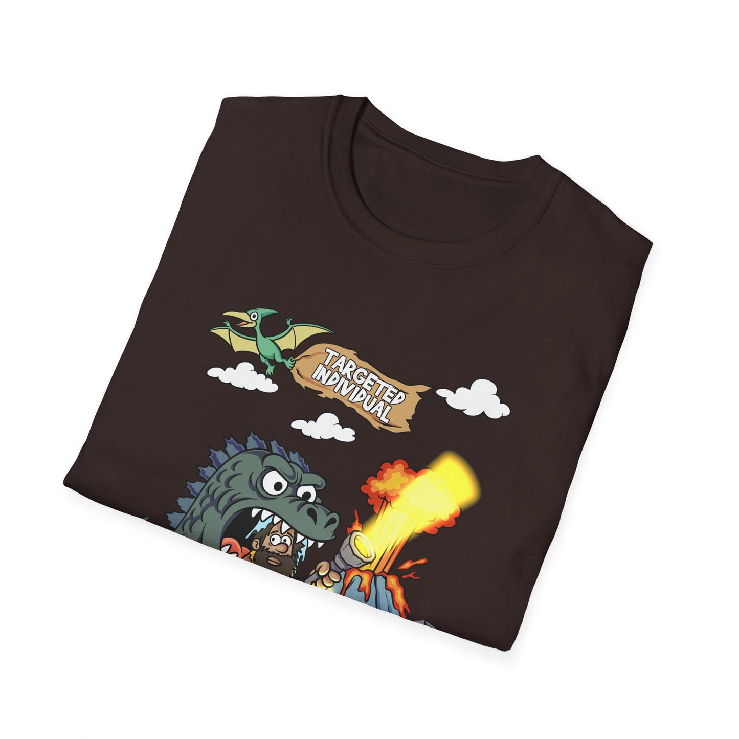 Godzilla Camping T‑Shirt — Funny Monster Camping Design (That’s My Campfire!)