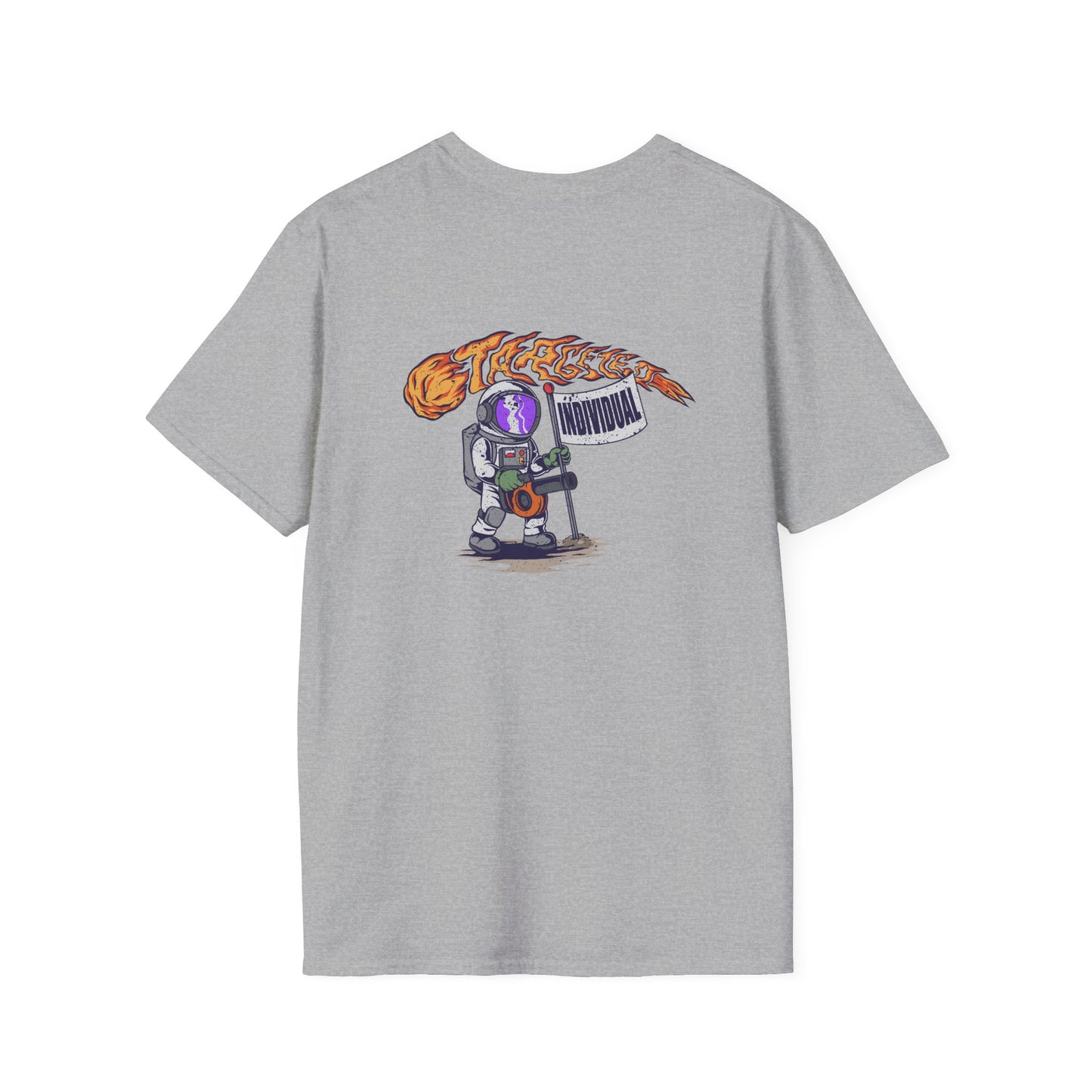 Astronaut Recording Studio T-Shirt — 'Tracks' Musician Space Graphic Tee