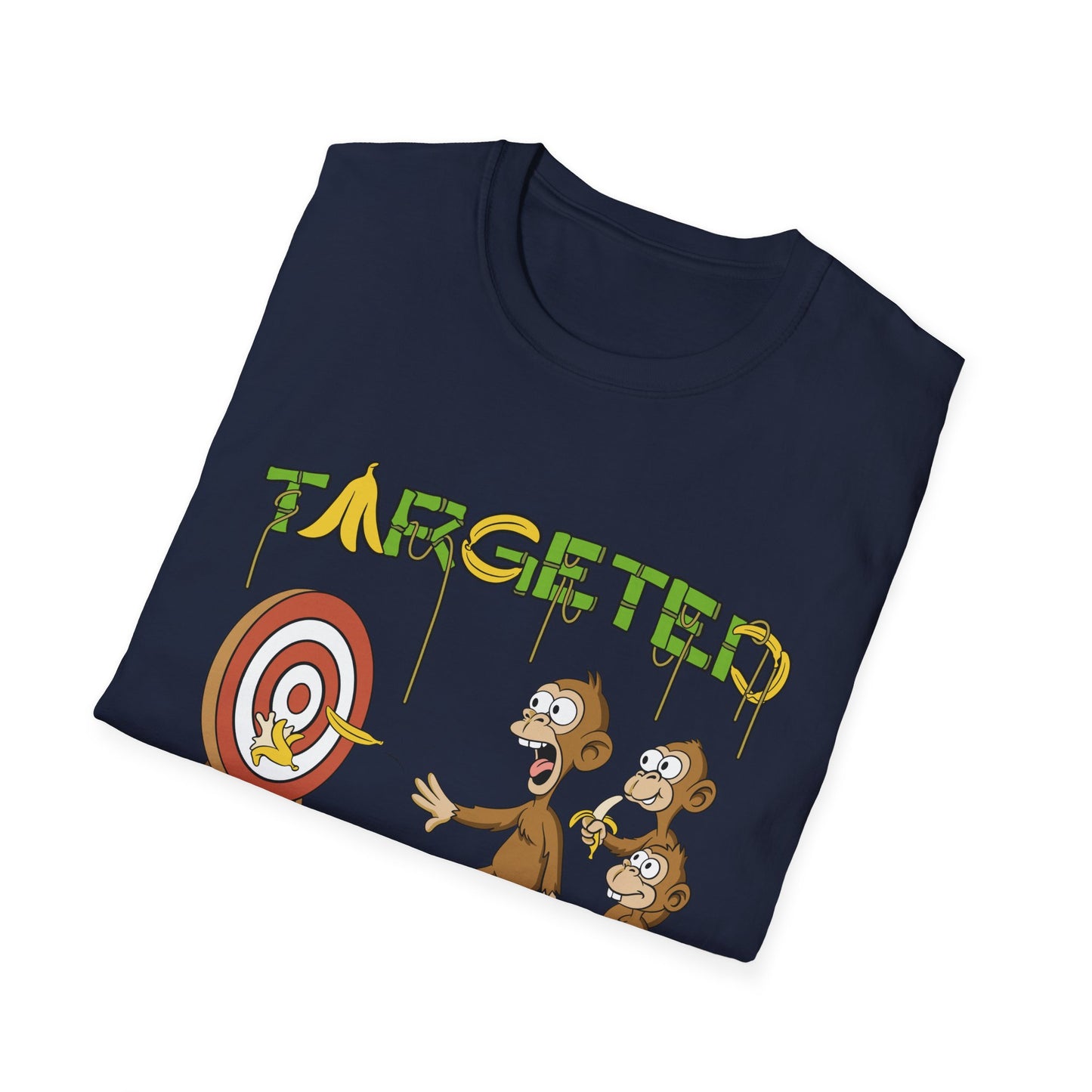 Targeted Individual Graphic T-Shirt — Funny Monkey Target Design