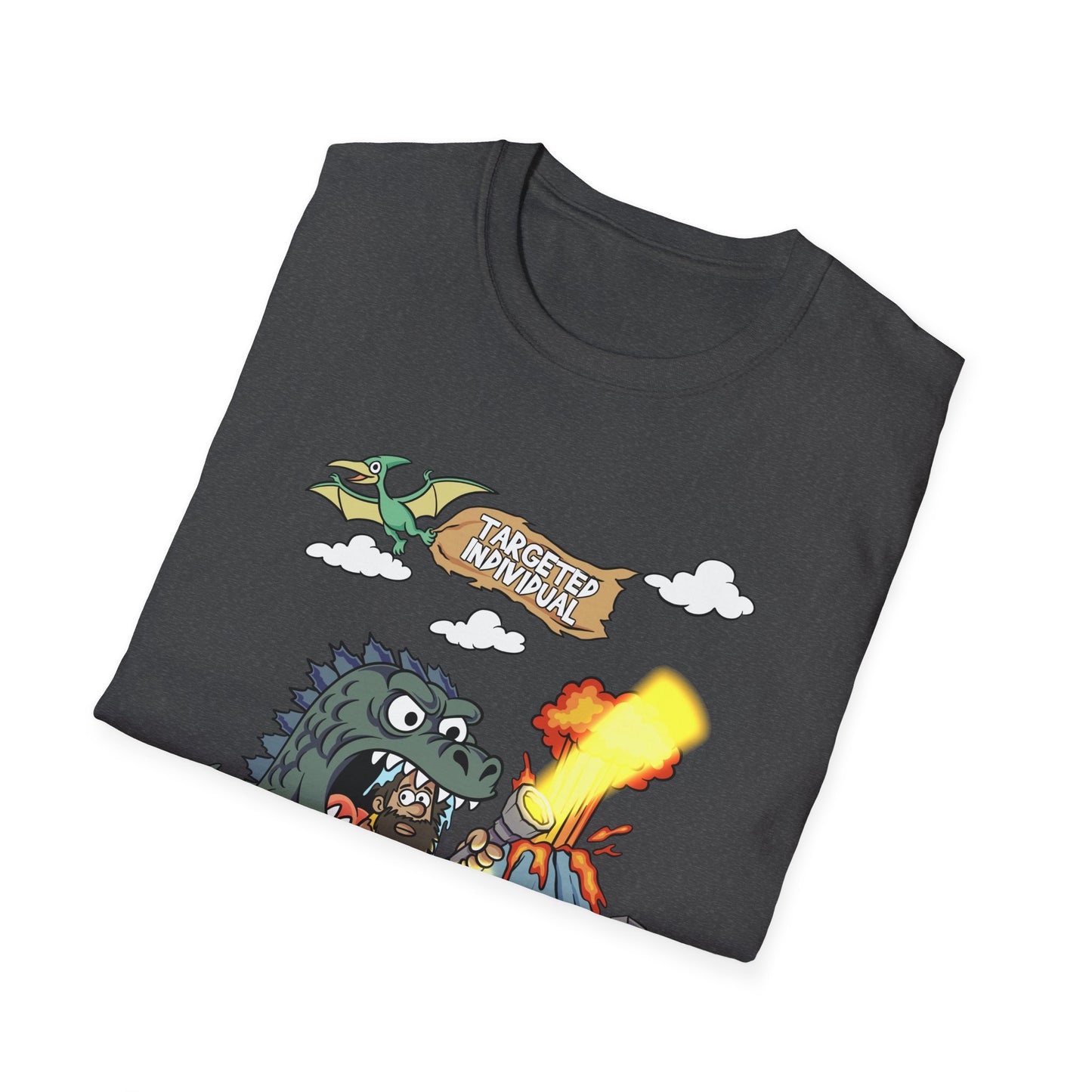 Godzilla Camping T‑Shirt — Funny Monster Camping Design (That’s My Campfire!)