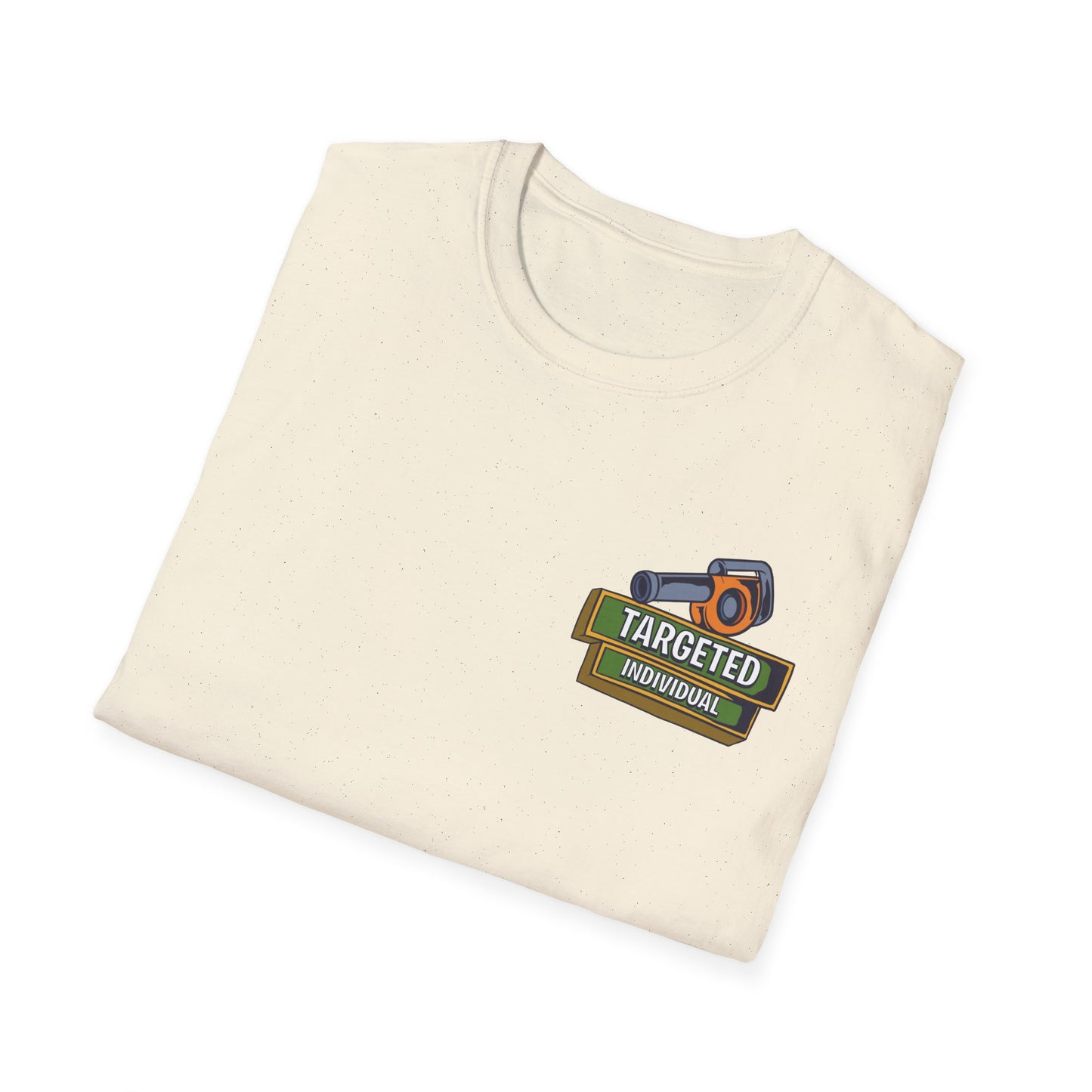 Targeted Ad Vendor T-Shirt — Funny Street Market Cartoon Graphic Tee