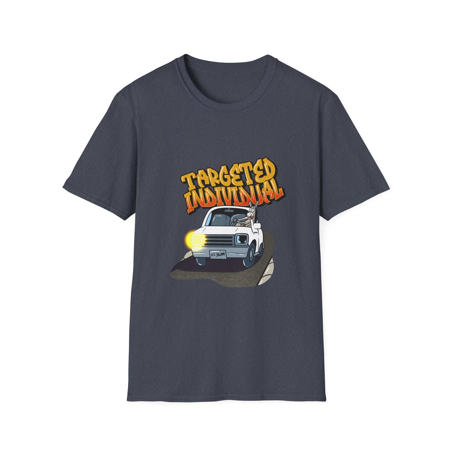 T-Shirt — 'Targeted Individual' Retro Car Graphic Tee