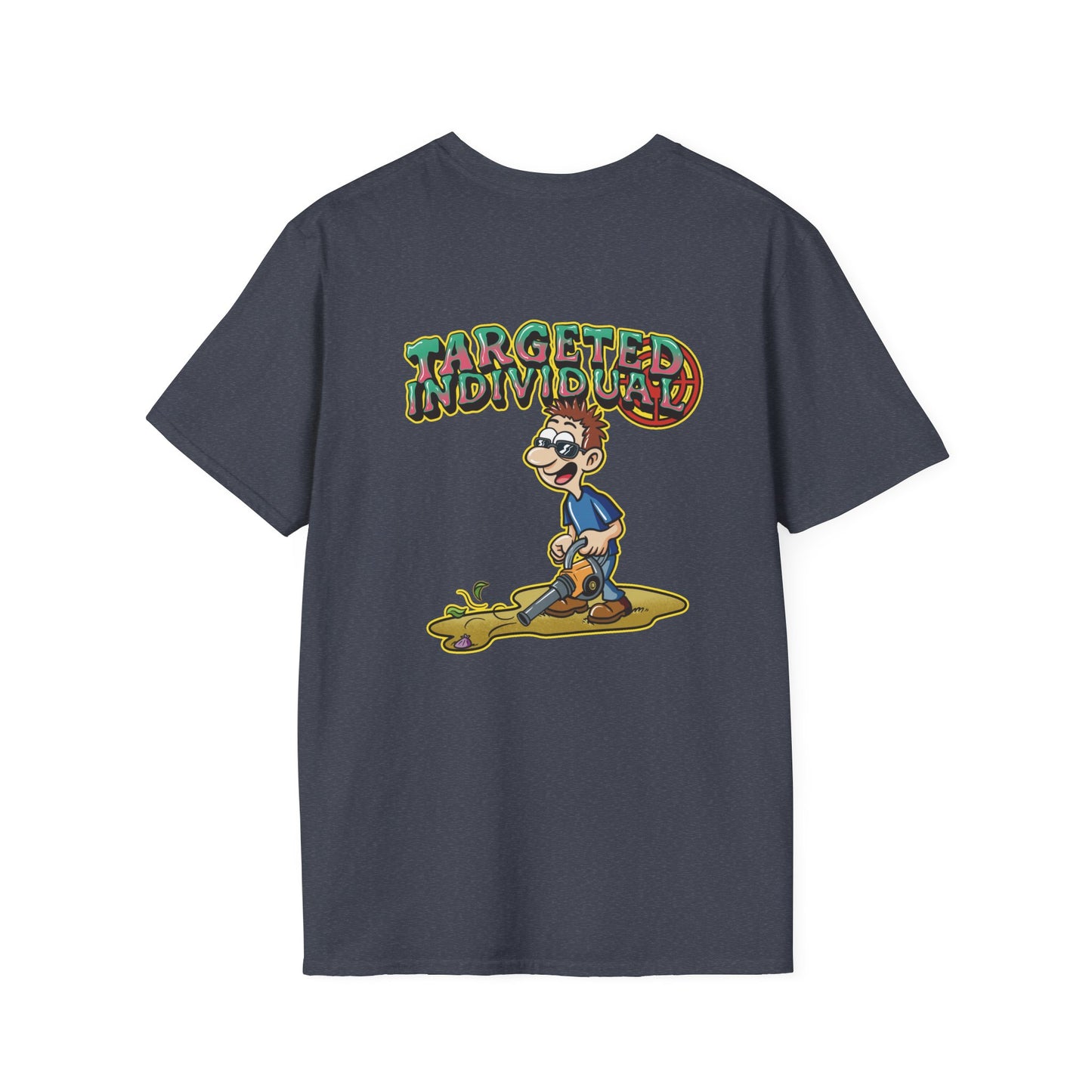 Targeted Individual T-Shirt — Satirical Cartoon Graphic Tee