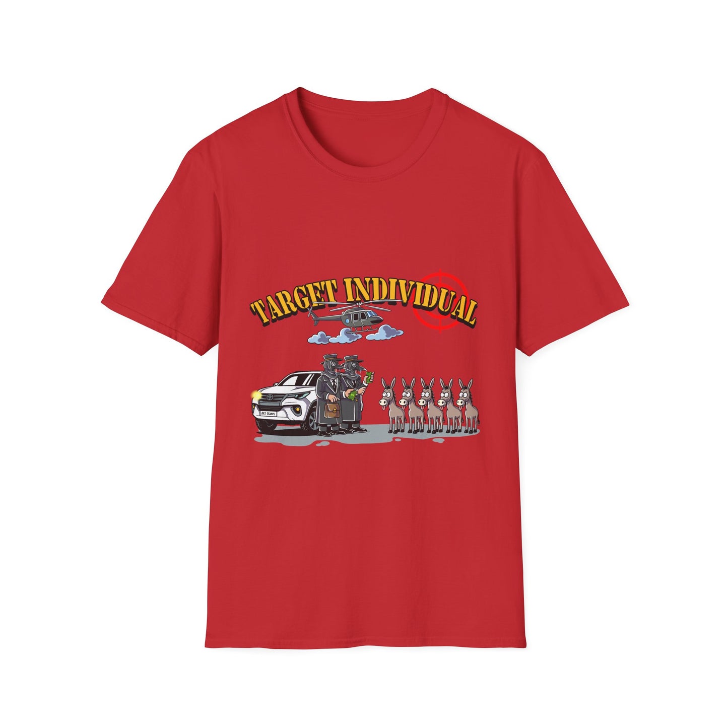 Target Individual T-Shirt — Funny Police Lineup Graphic Tee