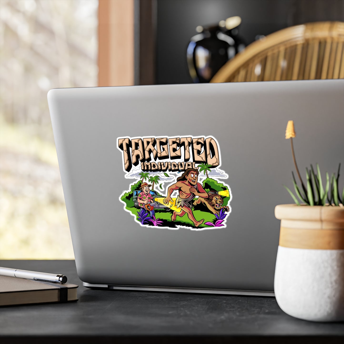 Targeted Individual Adventure Sticker — Kiss-Cut Vinyl Decal