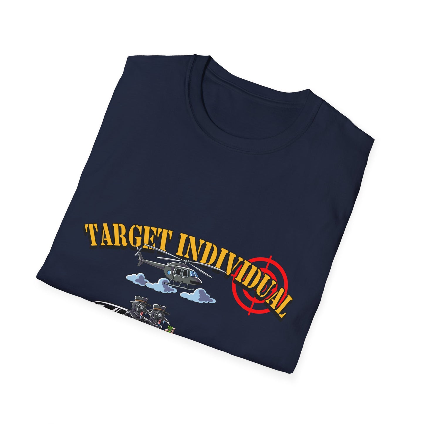 Target Individual T-Shirt — Funny Police Lineup Graphic Tee