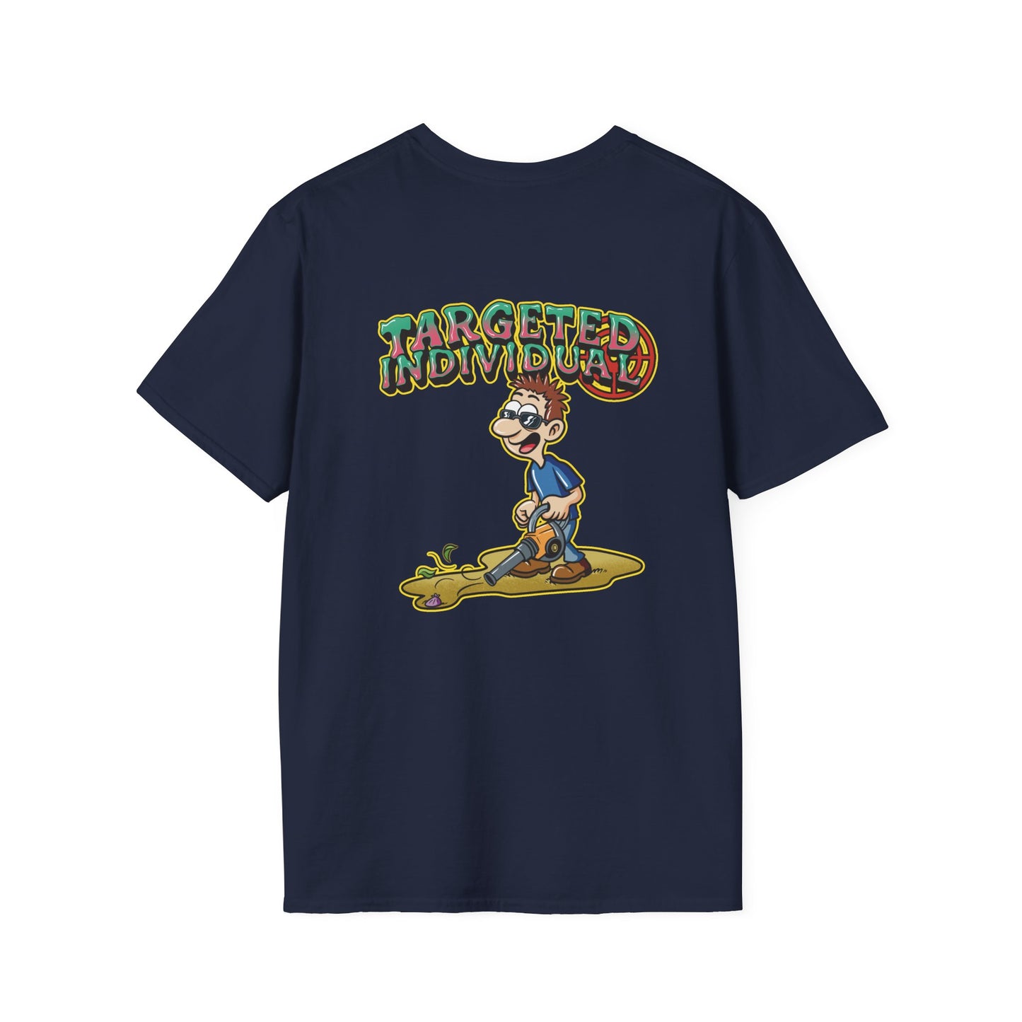 Targeted Individual T-Shirt — Satirical Cartoon Graphic Tee