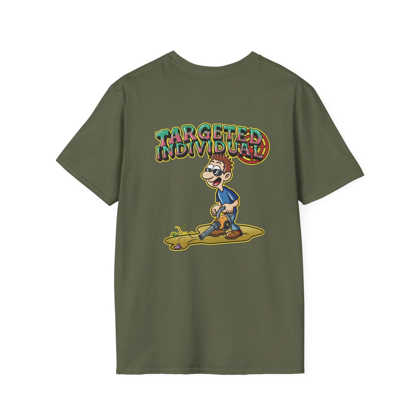Targeted Individual T-Shirt — Satirical Cartoon Graphic Tee