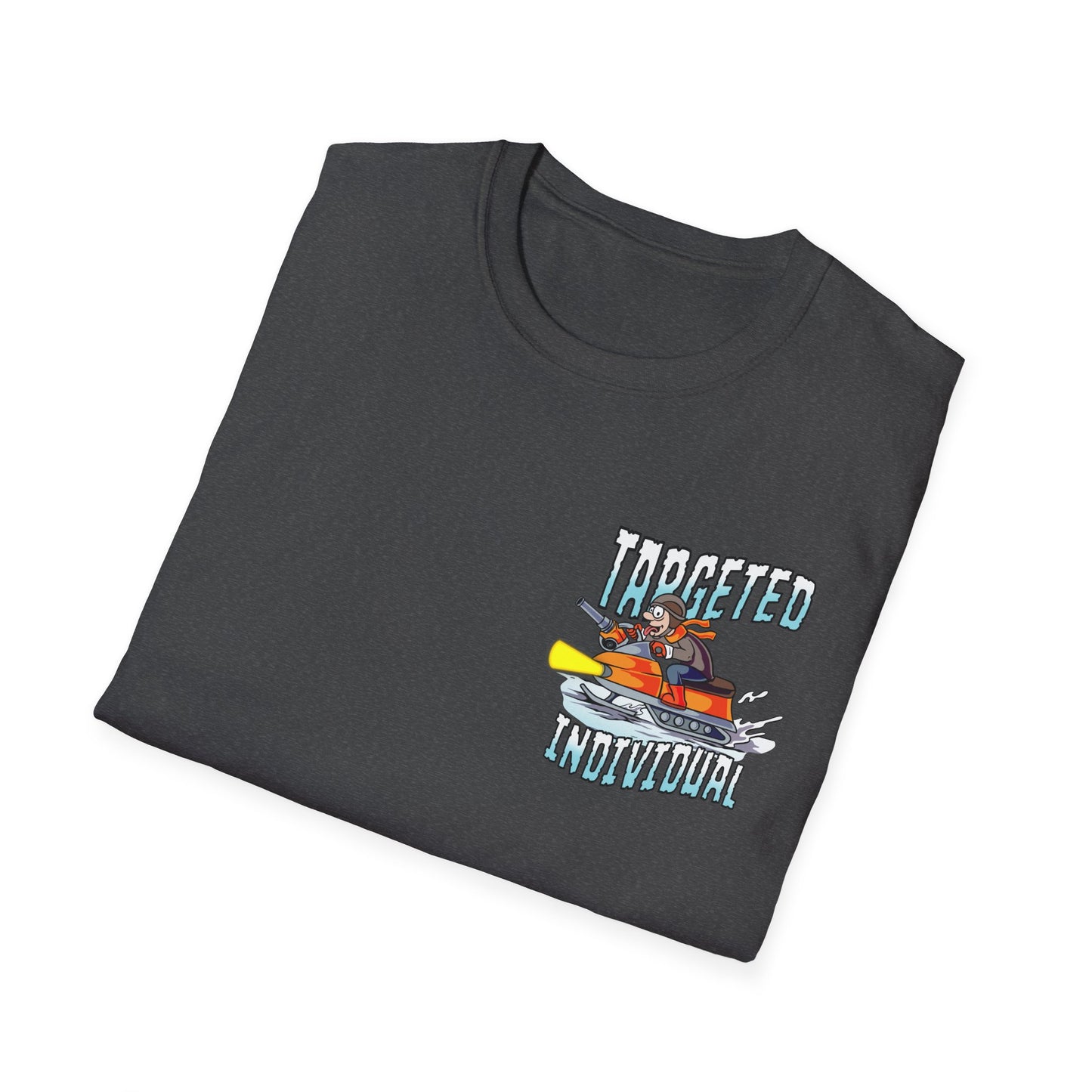 Fishing Cartoon T-Shirt — "Targeted Individual" Graphic Tee