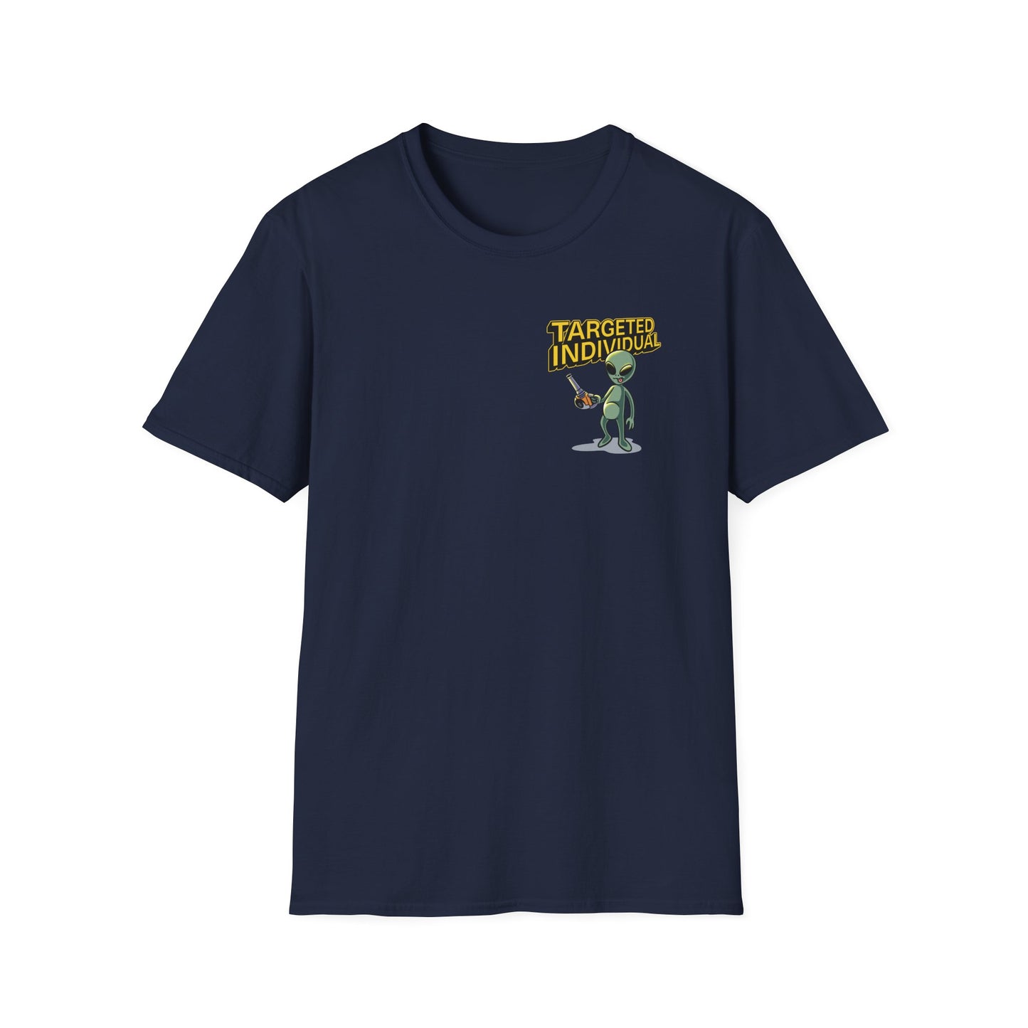 Alien Abduction Graphic T-Shirt — "Target Individual" Sci‑Fi UFO Tee