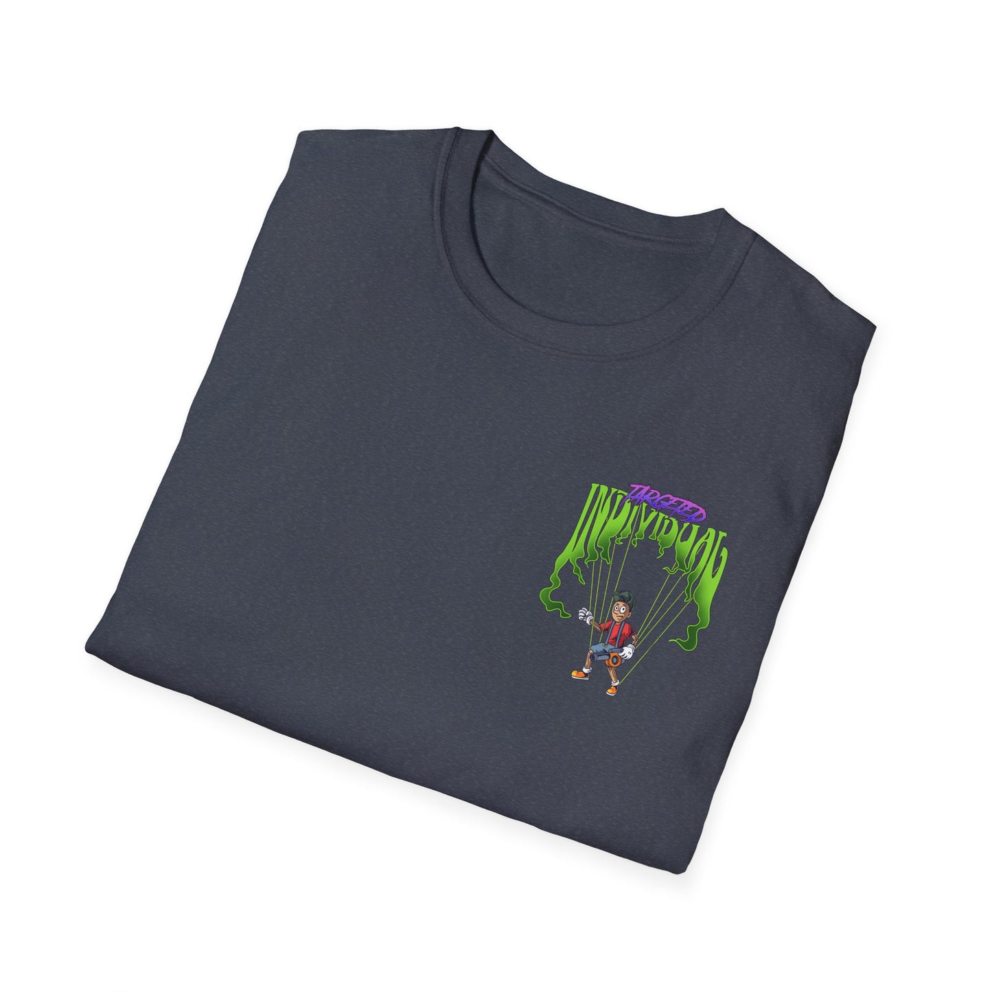 Scaredy Clown Graphic T-Shirt — Horror Joker Back Print