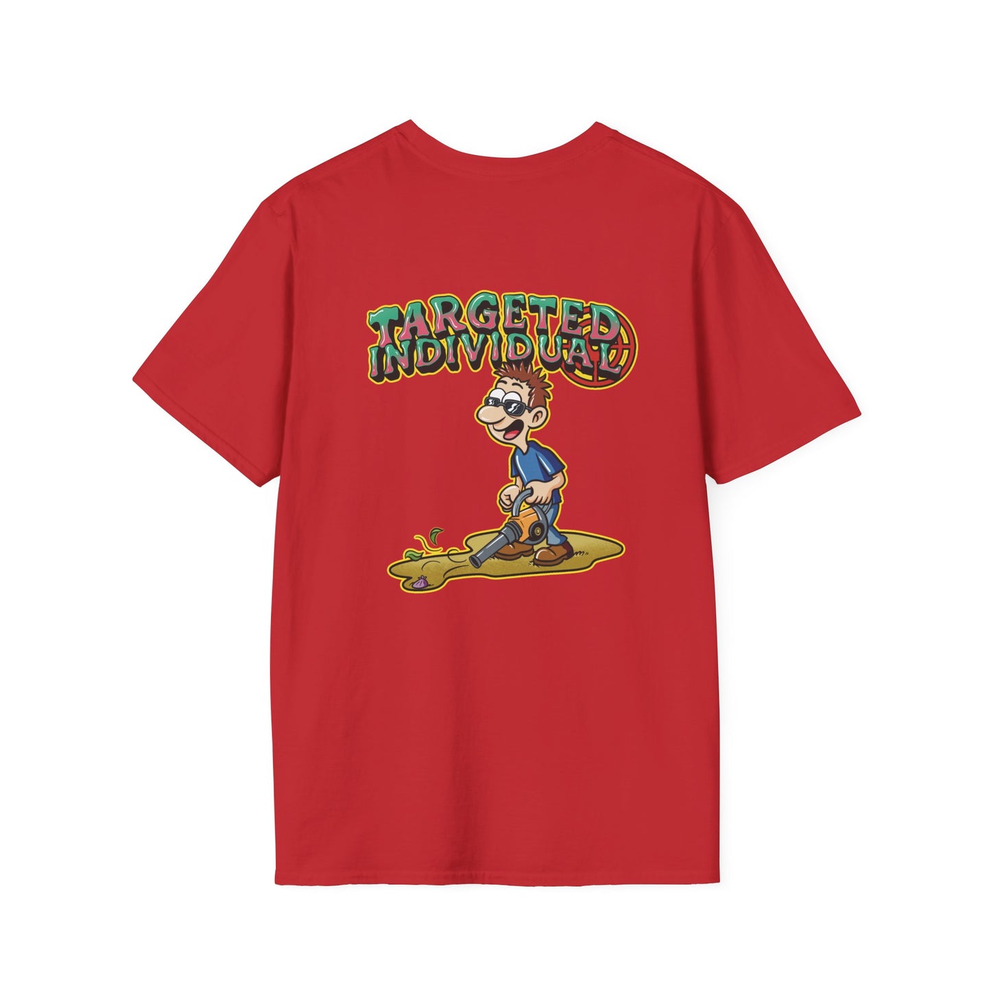 Targeted Individual T-Shirt — Satirical Cartoon Graphic Tee