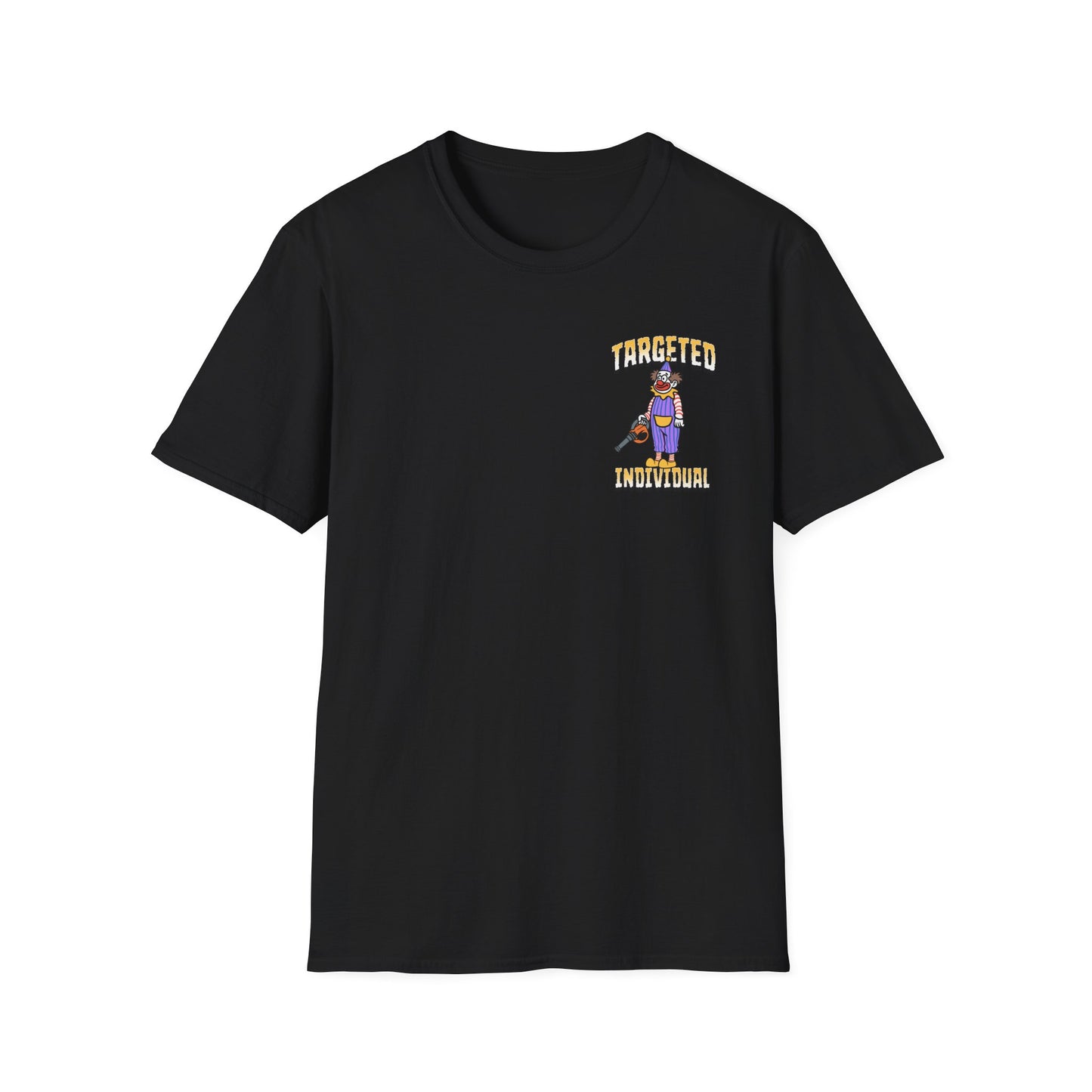 Targeted Individual Graphic T-Shirt — Circus Elephant Protest Design