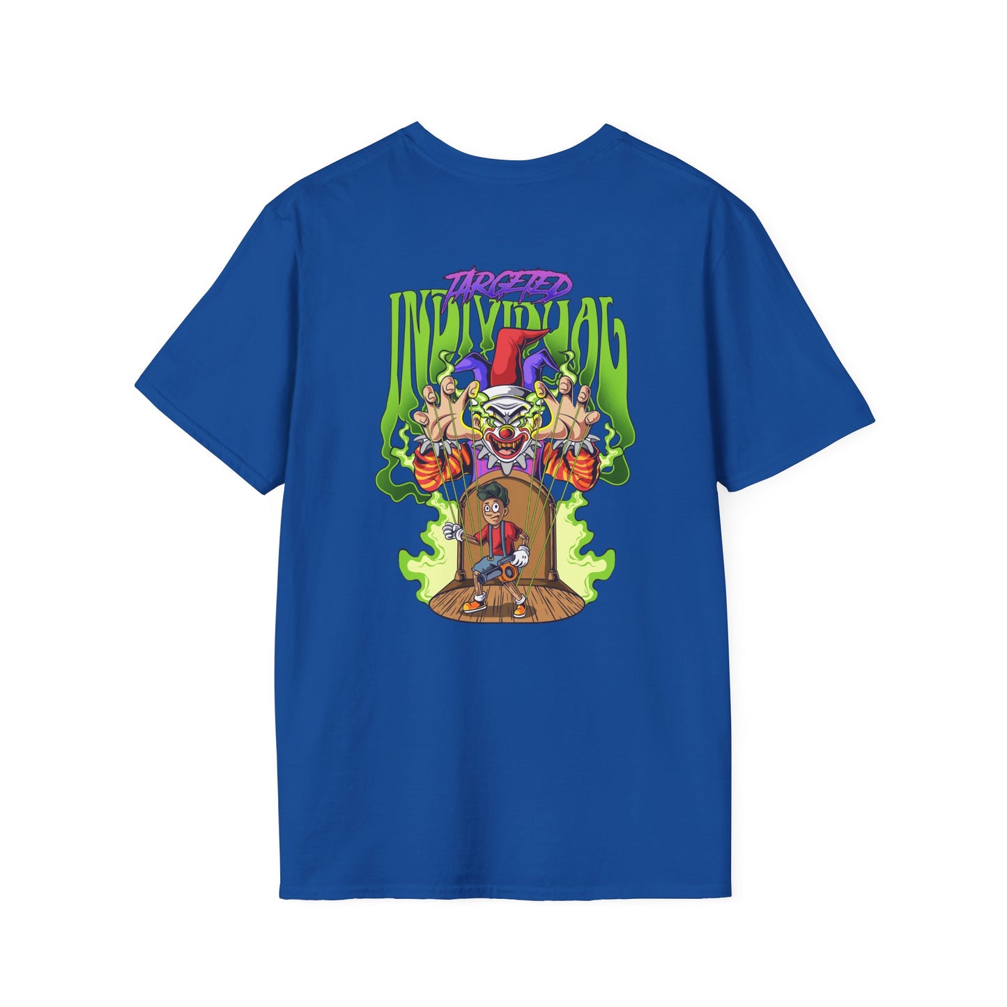 Creepy Carnival Clown T‑Shirt — Haunted Jester Graphic Tee