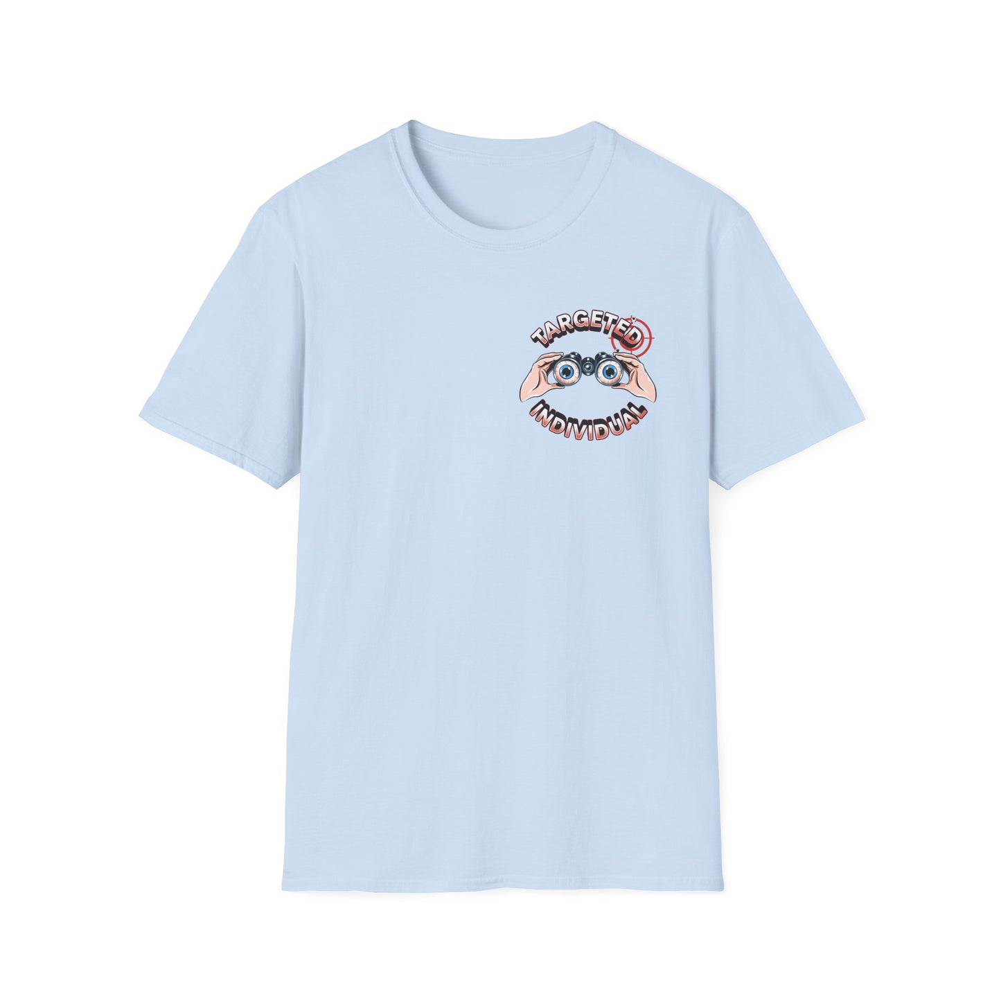 Targeted Individual T‑Shirt — Vintage Binoculars Graphic Tee