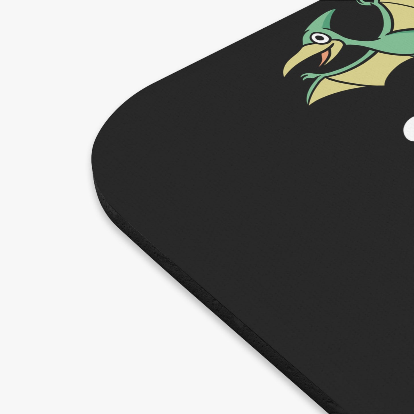 Caveman vs. Dragon Mouse Pad — 'Targeted Individual' Retro Dino Battle Desk Mat