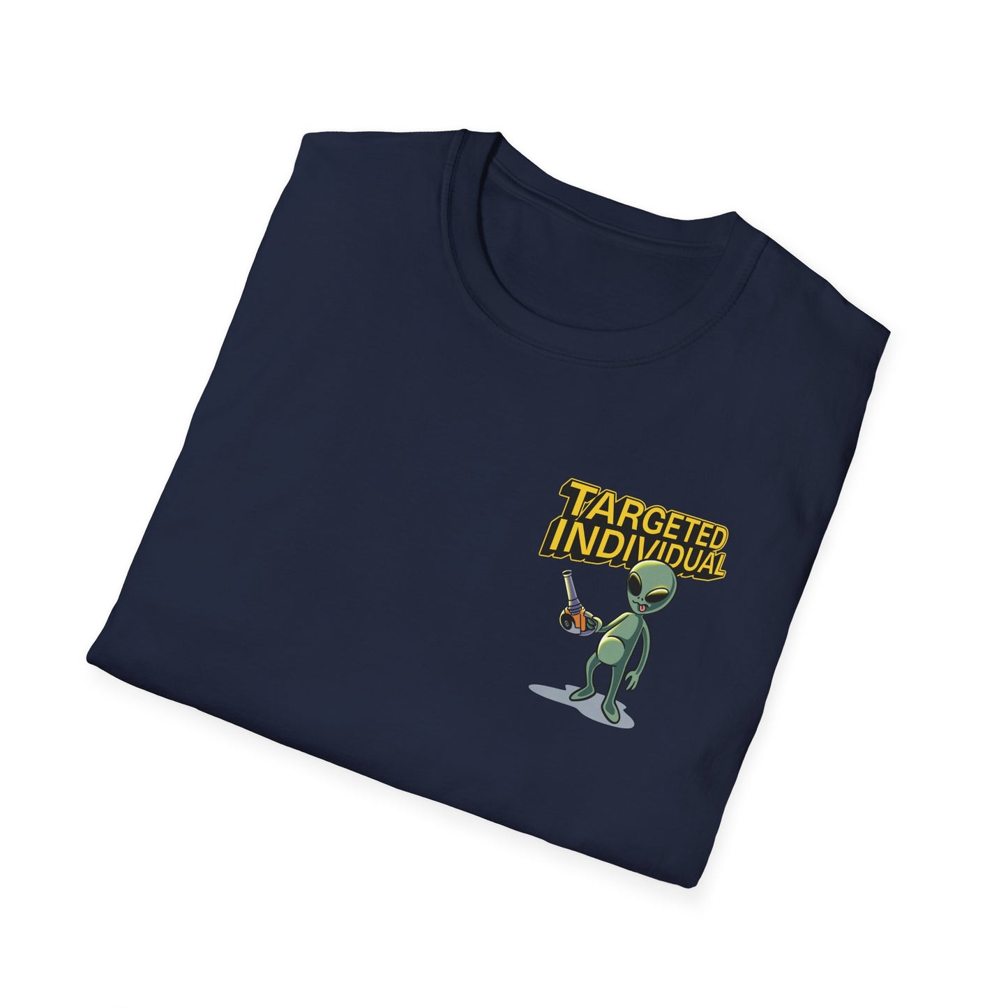 Alien Abduction Graphic T-Shirt — "Target Individual" Sci‑Fi UFO Tee