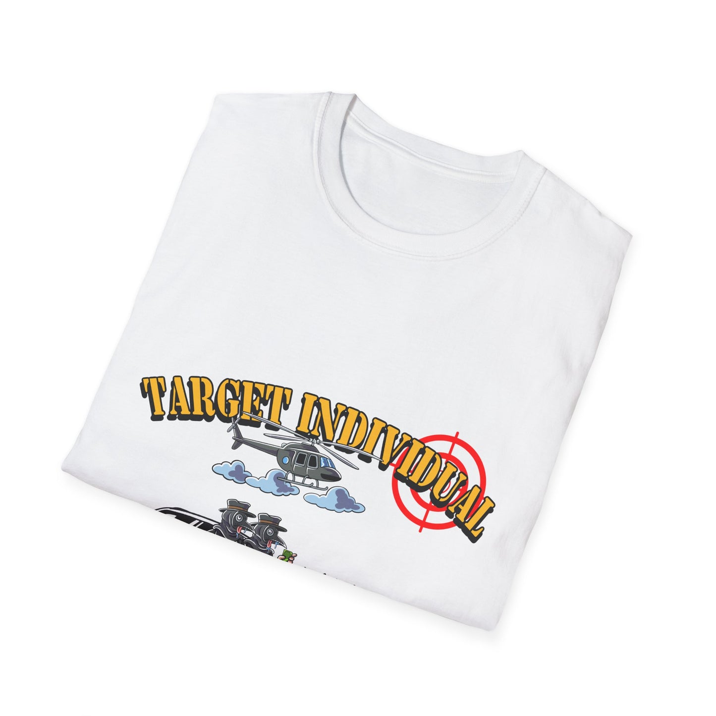 Target Individual T-Shirt — Funny Police Lineup Graphic Tee