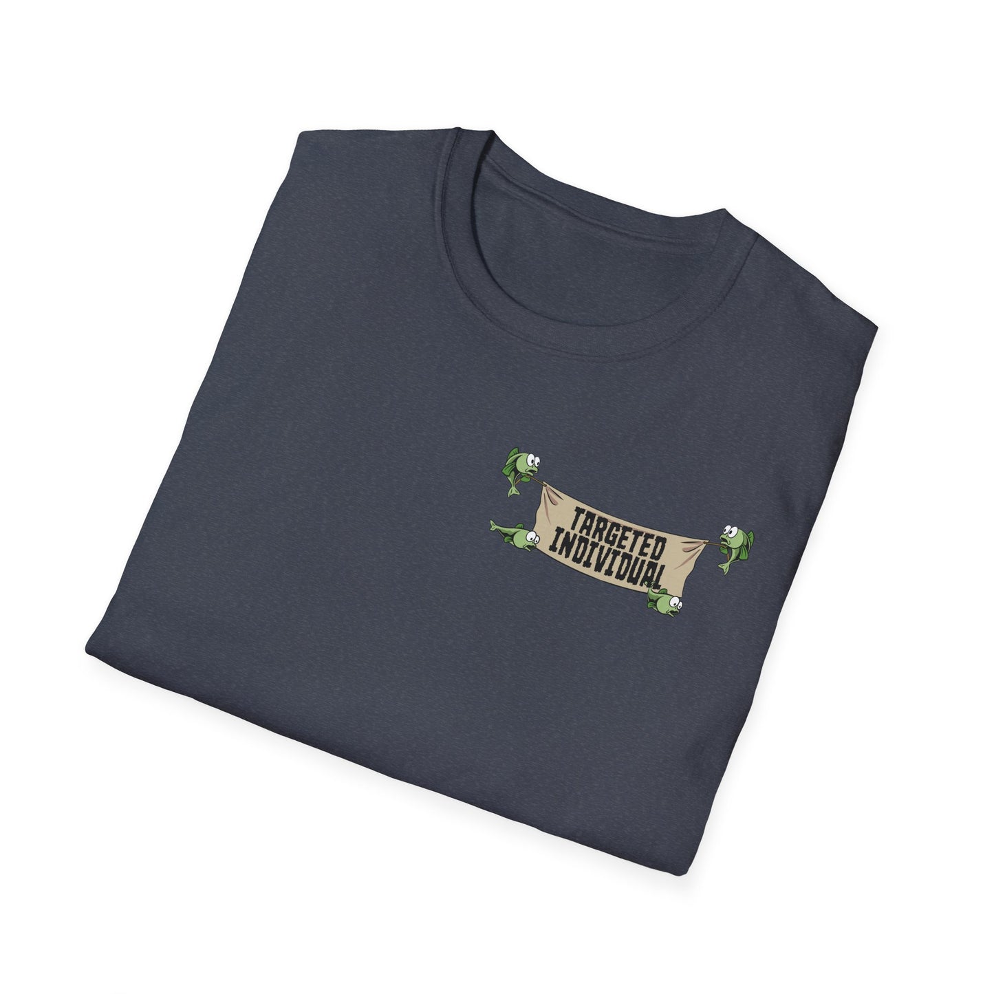 Targeted Individual Graphic Tee — Retro Diver Underwater Design