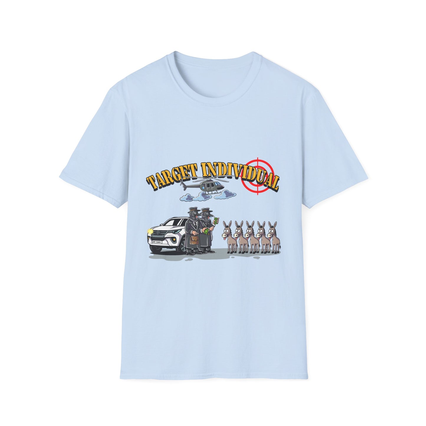 Target Individual T-Shirt — Funny Police Lineup Graphic Tee