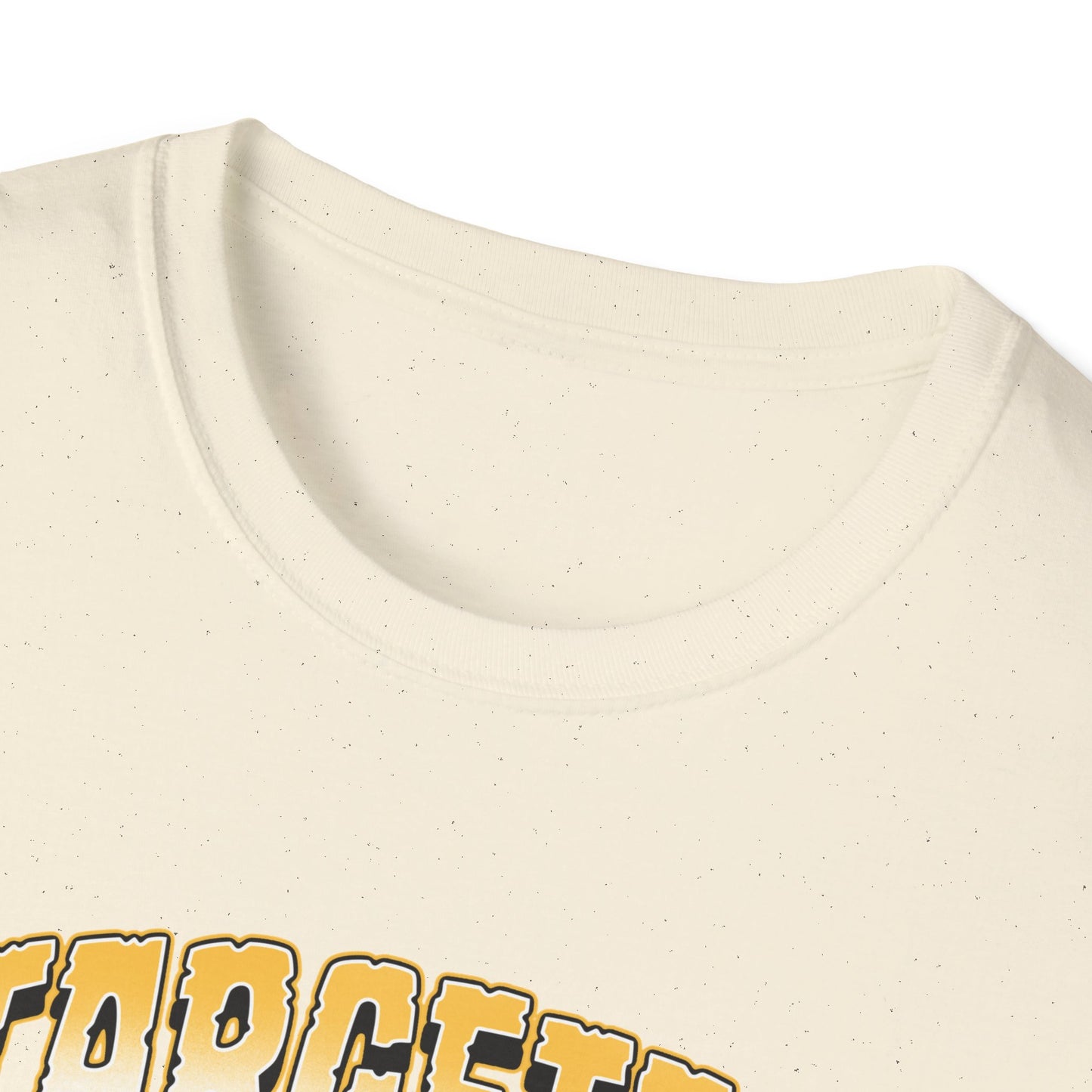 Targeted Individual Graphic T-Shirt — Retro Carnival Conspiracy Design