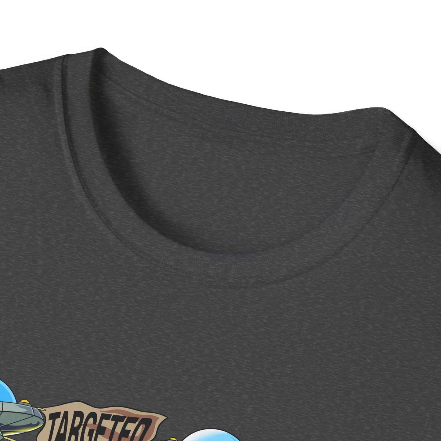 Alien Abduction Graphic T-Shirt — "Targeted Nowhere" Retro UFO Tee