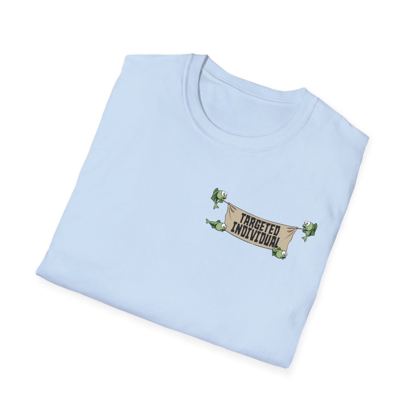 Targeted Individual Graphic Tee — Retro Diver Underwater Design