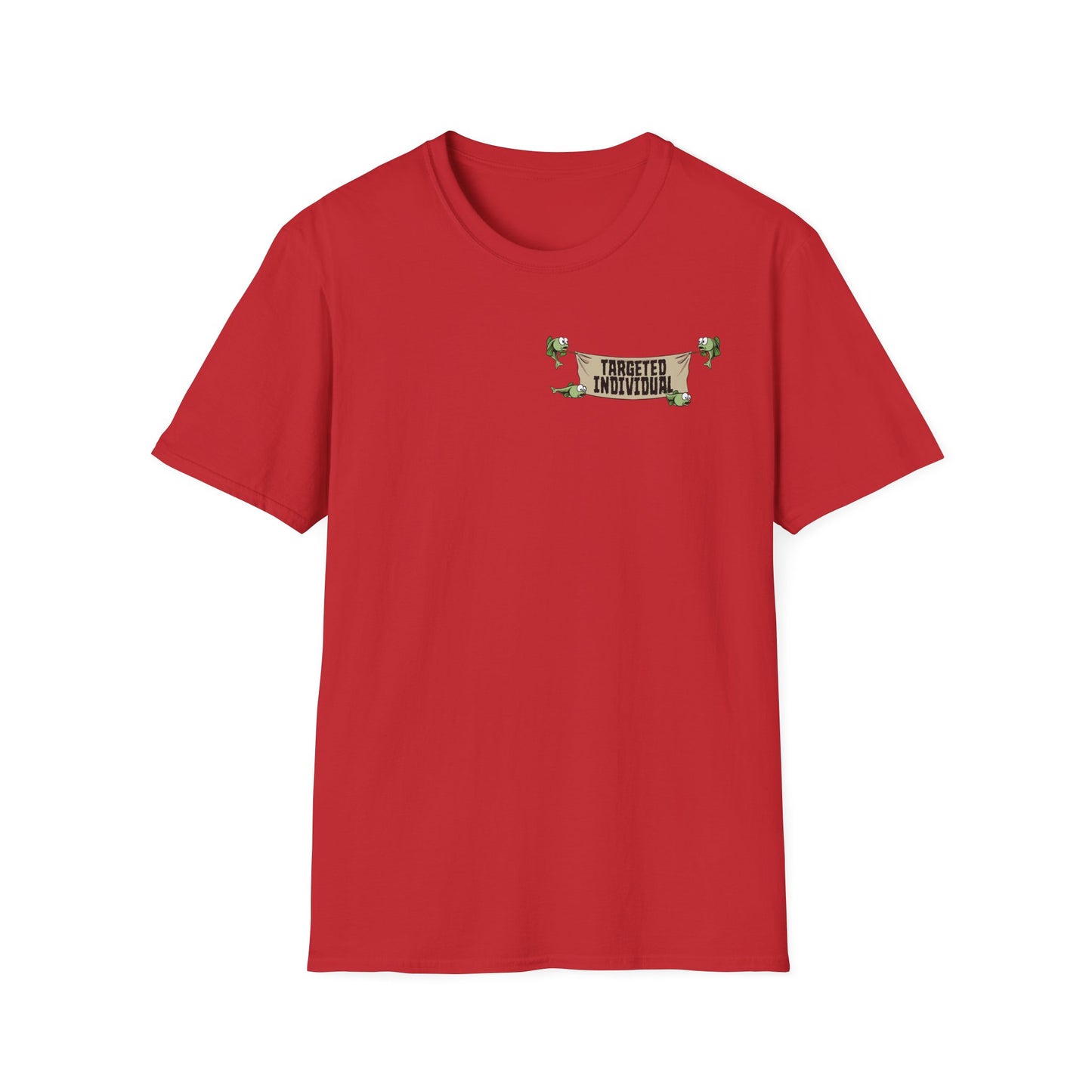 Targeted Individual Graphic Tee — Retro Diver Underwater Design