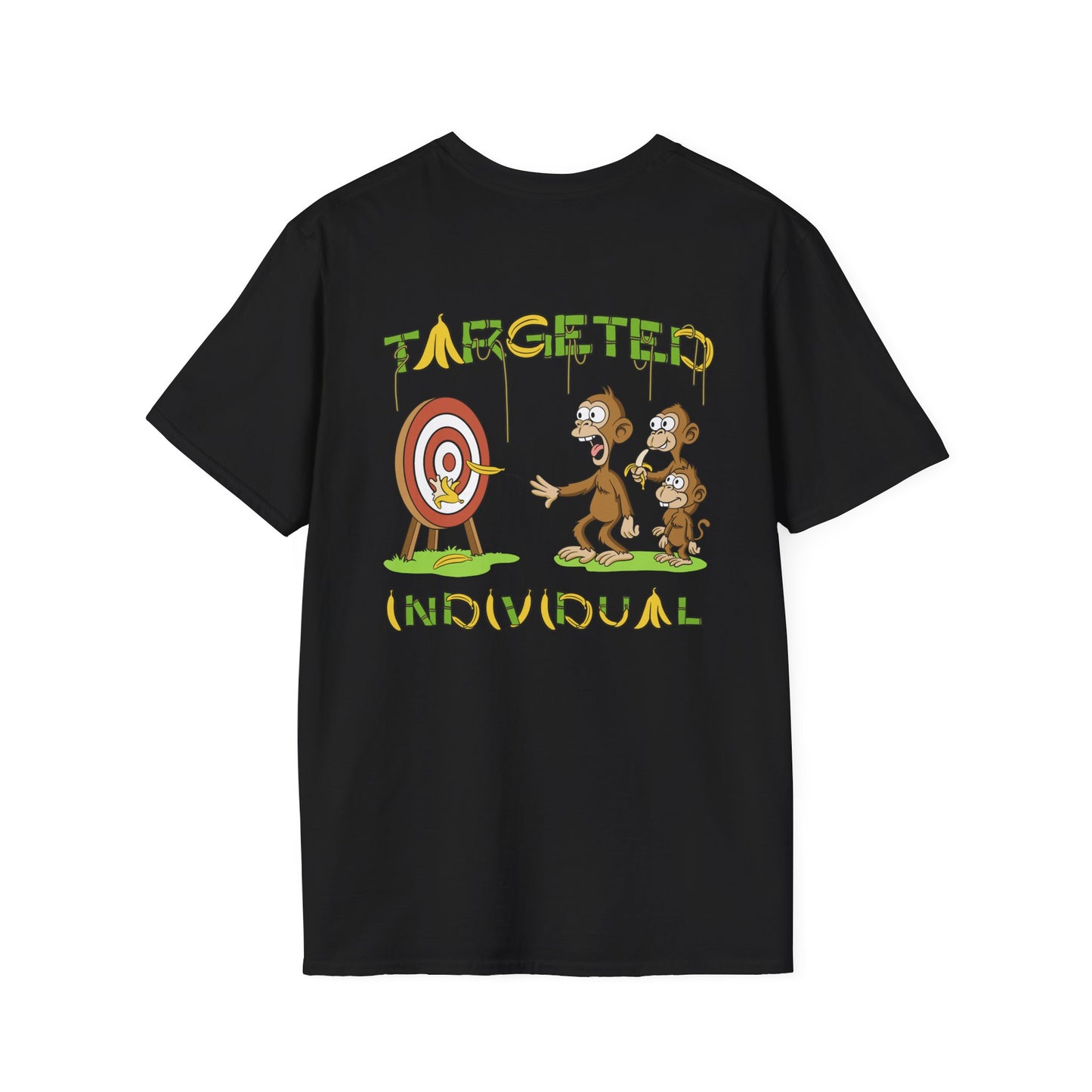 Targeted Individual T-Shirt — Graphic Satire Backprint Tee