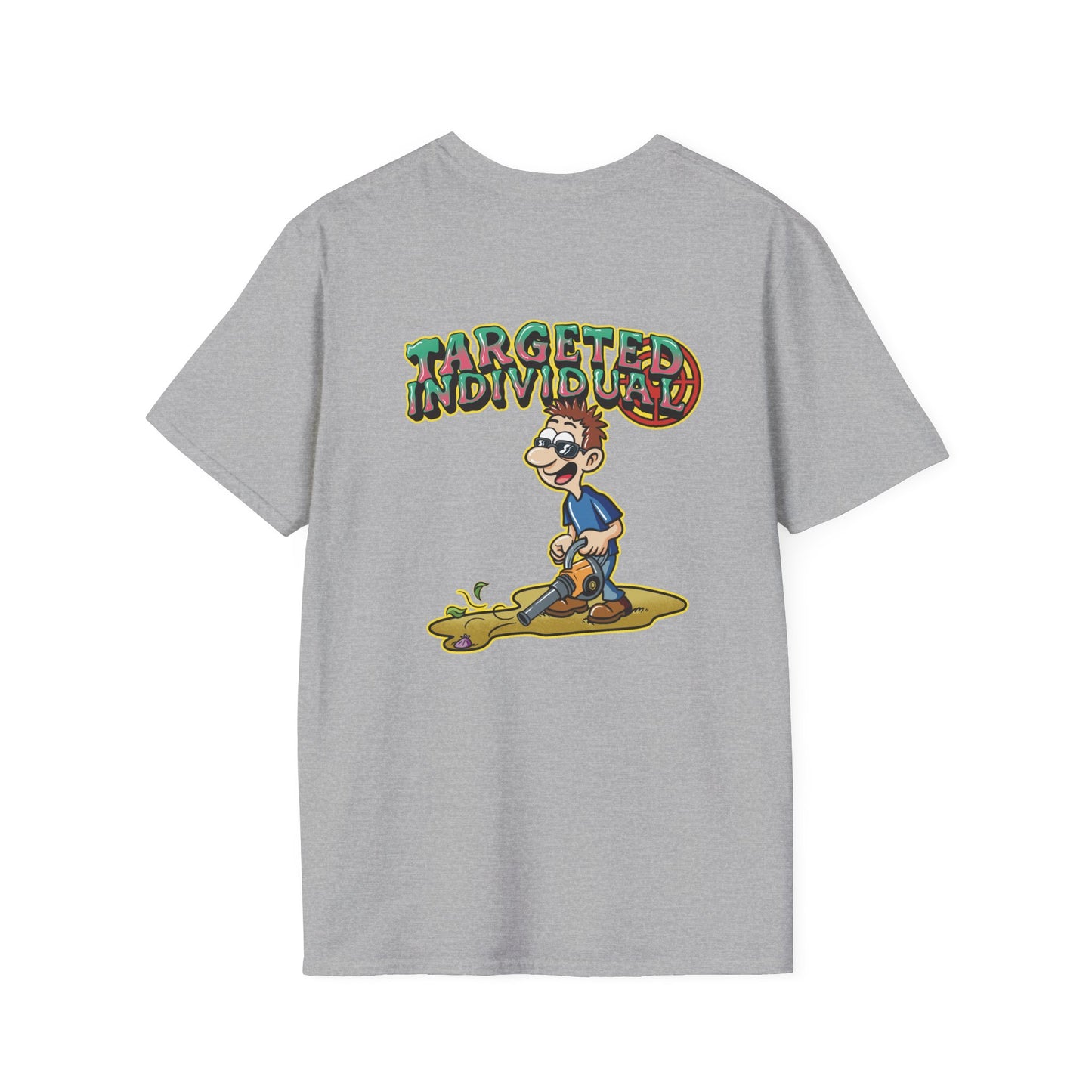 Targeted Individual T-Shirt — Satirical Cartoon Graphic Tee