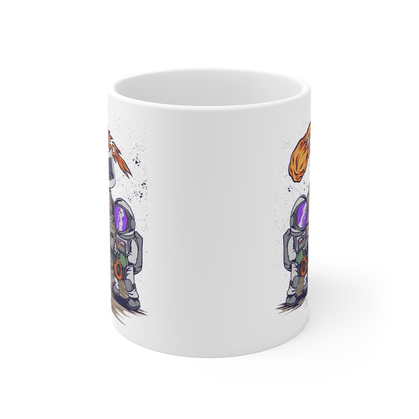 Astronaut Crew Coffee Mug — 'Individual' Space Explorer Graphic 11oz